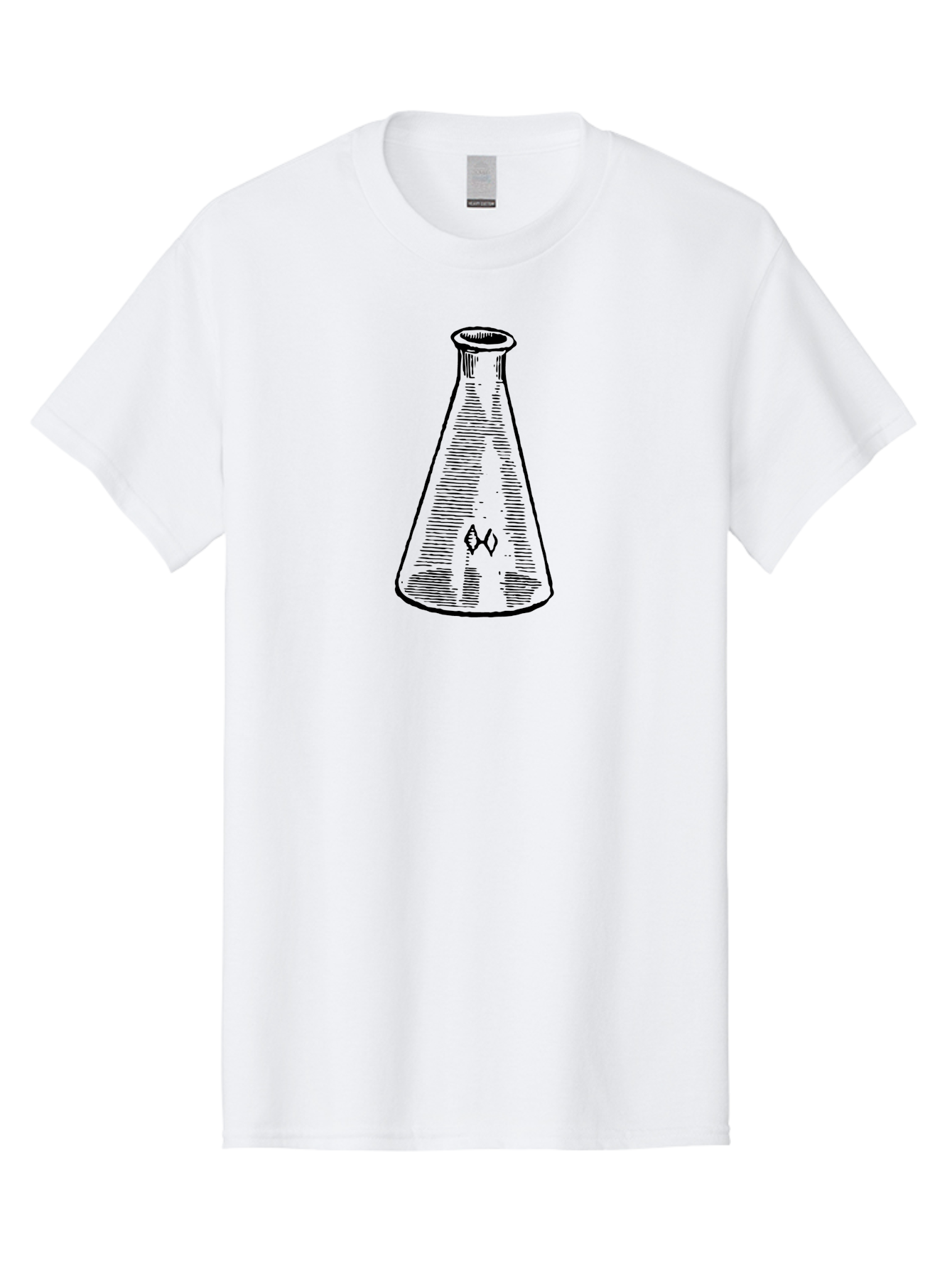 Erlenmeyer-Flask Men'S Graphic Tee, 100% Cotton, Comfortable Casual Summer Wear, Machine Washable, Erlenmeyer Flask, Laboratory Equipment, Science, Chemistry, Laboratory Glassware, Experimental Apparatus, Scientific Tools, Research Equipment Aad597 21