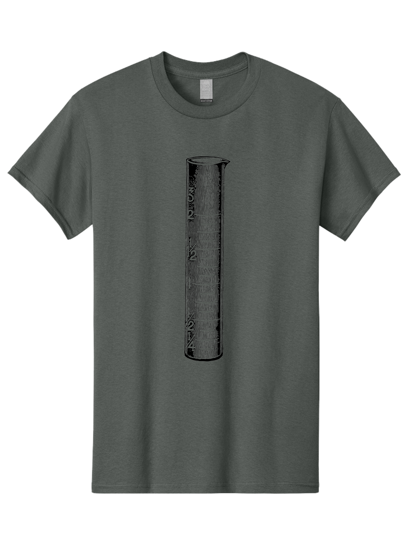 Graduated-Cylinder Men'S Graphic Tee, 100% Cotton, Comfortable Casual Summer Wear, Machine Washable, Laboratory Equipment, Measuring Cylinder, Graduated Markings, 4 Oz Capacity, Precise Measurement, Scientific Tools, Laboratory Glassware Aad607 23