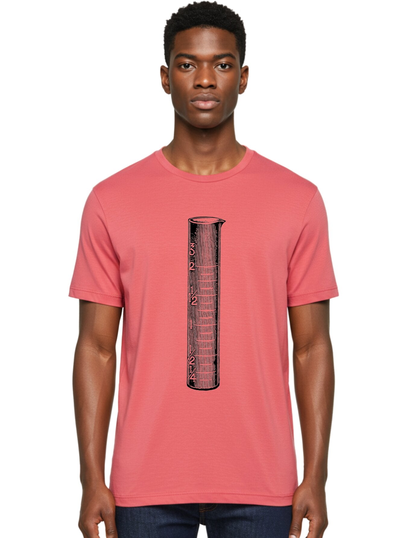 Graduated-Cylinder Men'S Graphic Tee, 100% Cotton, Comfortable Casual Summer Wear, Machine Washable, Laboratory Equipment, Measuring Cylinder, Graduated Markings, 4 Oz Capacity, Precise Measurement, Scientific Tools, Laboratory Glassware Aad607 27