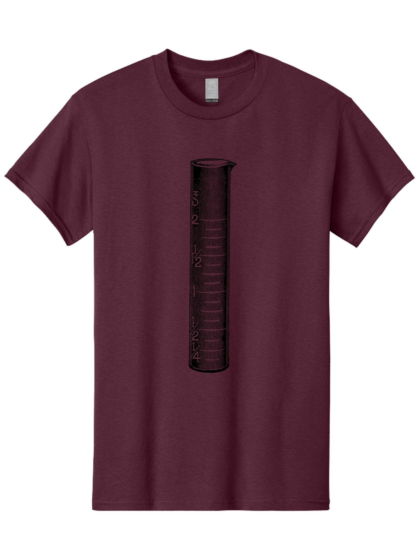 Graduated-Cylinder Men'S Graphic Tee, 100% Cotton, Comfortable Casual Summer Wear, Machine Washable, Laboratory Equipment, Measuring Cylinder, Graduated Markings, 4 Oz Capacity, Precise Measurement, Scientific Tools, Laboratory Glassware Aad607 5