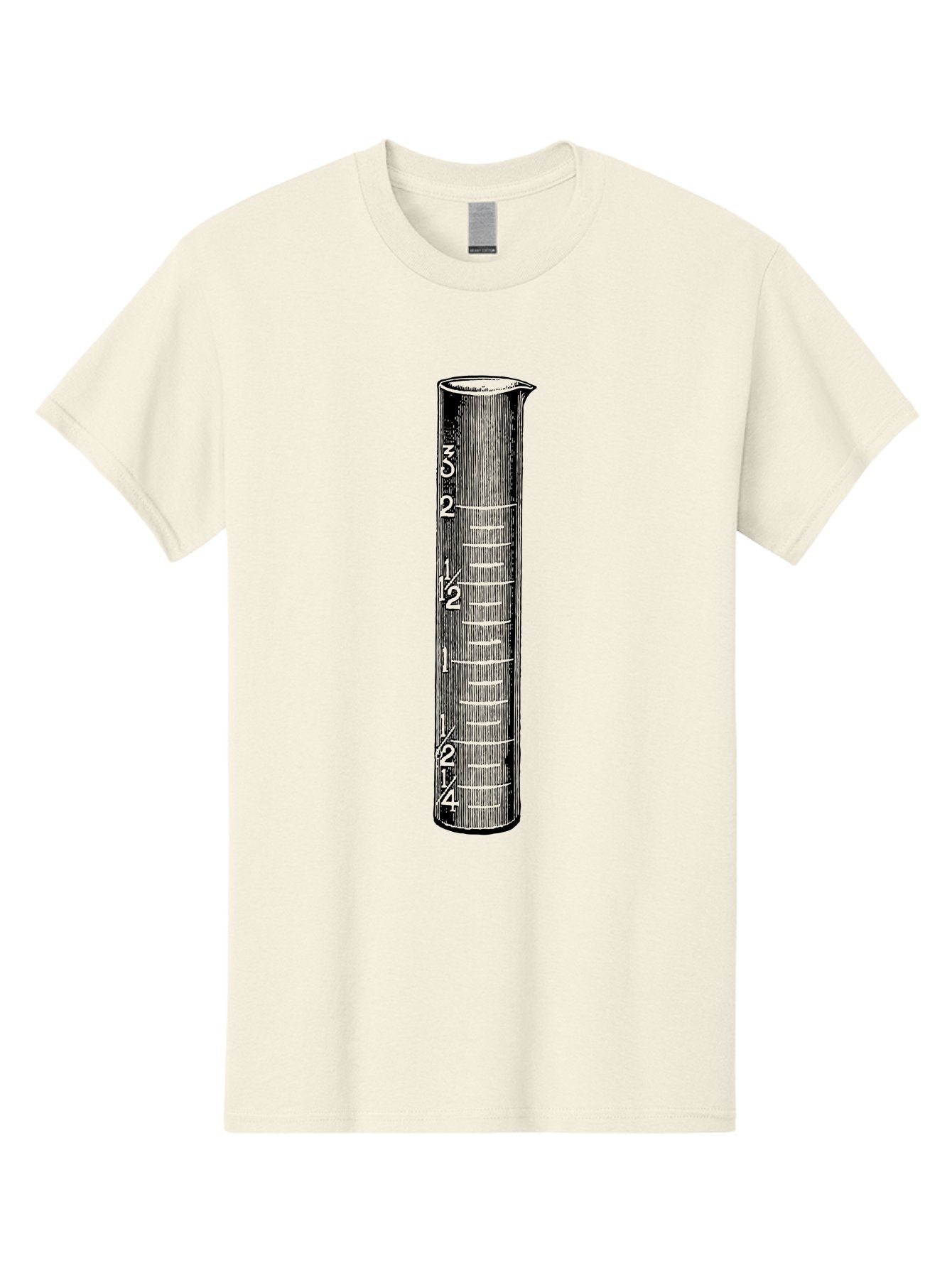 Graduated-Cylinder Men'S Graphic Tee, 100% Cotton, Comfortable Casual Summer Wear, Machine Washable, Laboratory Equipment, Measuring Cylinder, Graduated Markings, 4 Oz Capacity, Precise Measurement, Scientific Tools, Laboratory Glassware Aad607 12