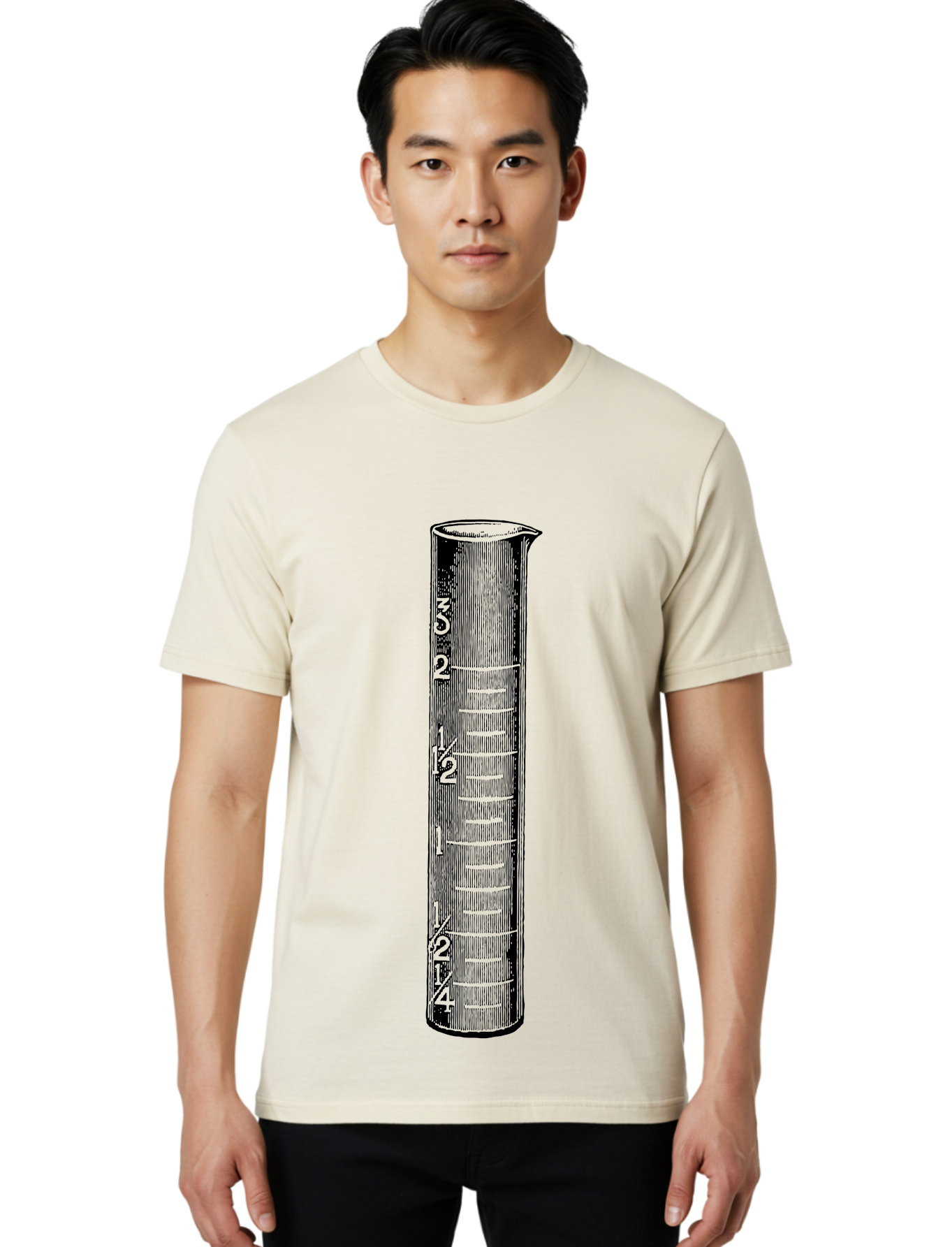 Graduated-Cylinder Men'S Graphic Tee, 100% Cotton, Comfortable Casual Summer Wear, Machine Washable, Laboratory Equipment, Measuring Cylinder, Graduated Markings, 4 Oz Capacity, Precise Measurement, Scientific Tools, Laboratory Glassware Aad607 6