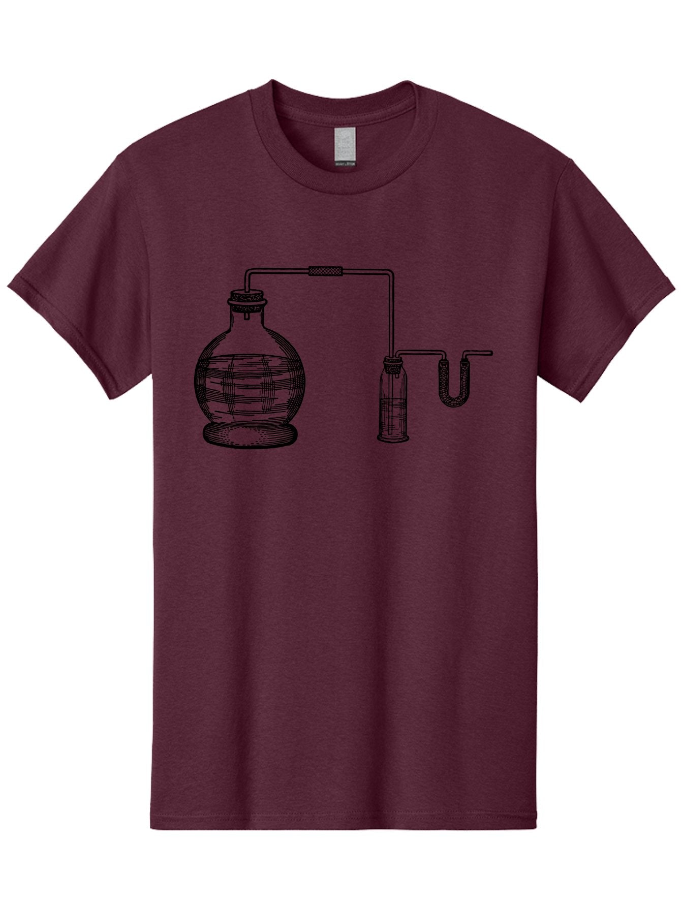Laboratory-Equipment-1 Men'S Graphic Tee, 100% Cotton, Comfortable Casual Summer Wear, Machine Washable, Laboratory Equipment, Science Experiment, Glassware, Laboratory Flask, Laboratory Tube, Scientific Apparatus, Chemistry Lab, Aad615