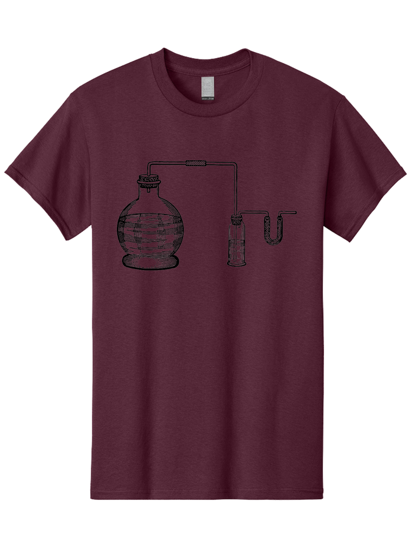 Laboratory-Equipment-1 Men'S Graphic Tee, 100% Cotton, Comfortable Casual Summer Wear, Machine Washable, Laboratory Equipment, Science Experiment, Glassware, Laboratory Flask, Laboratory Tube, Scientific Apparatus, Chemistry Lab, Aad615 19