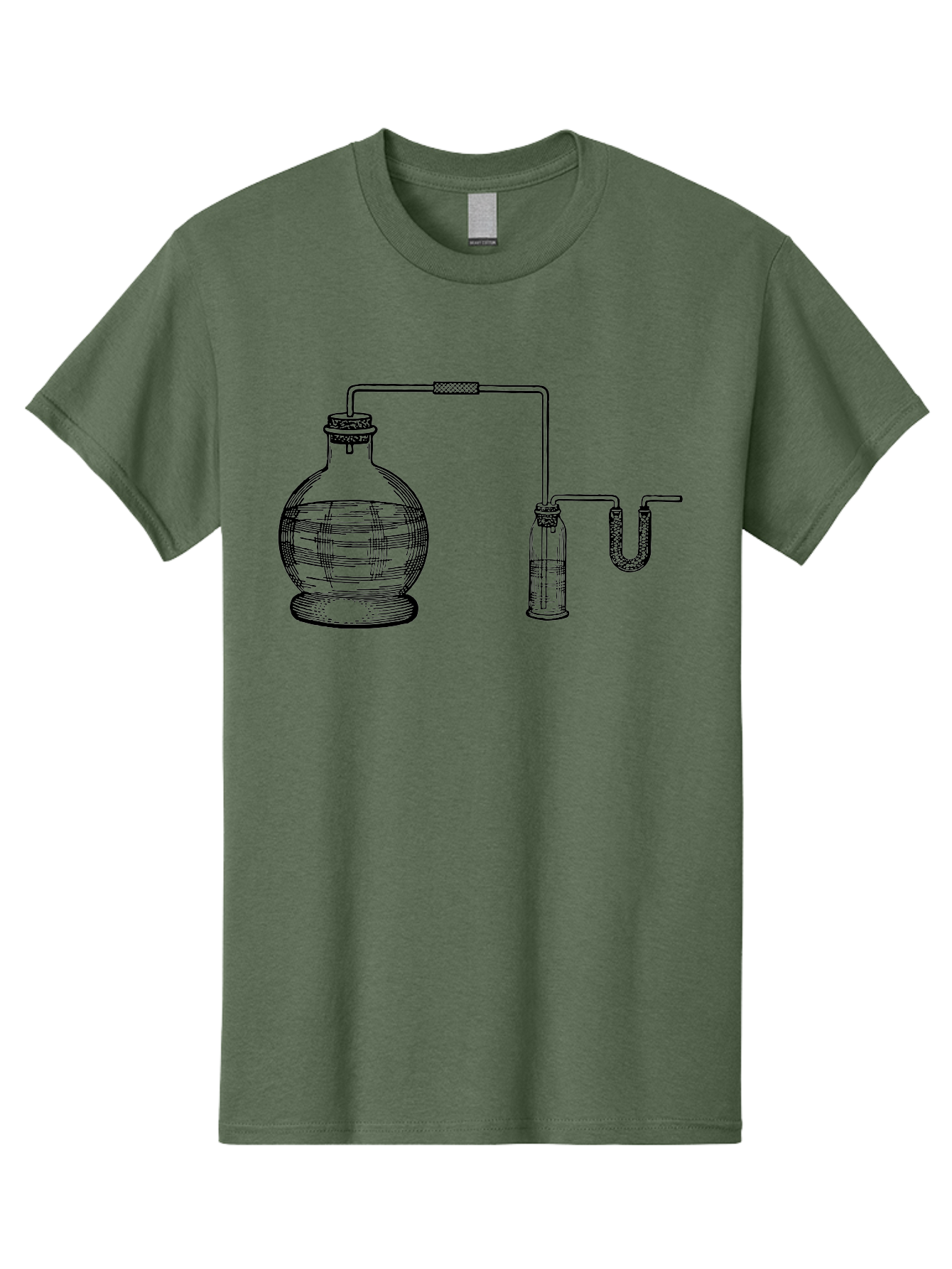 Laboratory-Equipment-1 Men'S Graphic Tee, 100% Cotton, Comfortable Casual Summer Wear, Machine Washable, Laboratory Equipment, Science Experiment, Glassware, Laboratory Flask, Laboratory Tube, Scientific Apparatus, Chemistry Lab, Aad615 21
