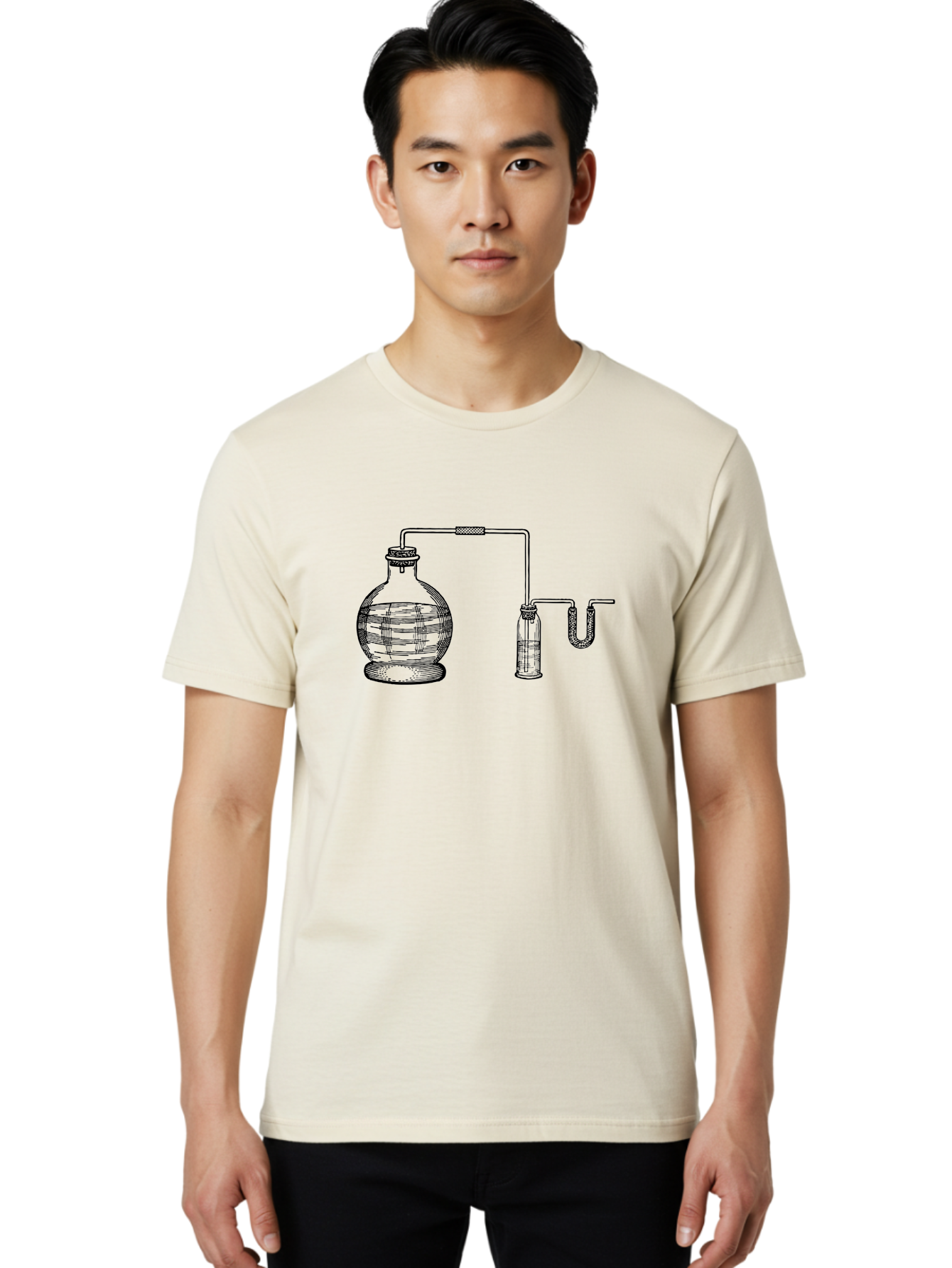 Laboratory-Equipment-1 Men'S Graphic Tee, 100% Cotton, Comfortable Casual Summer Wear, Machine Washable, Laboratory Equipment, Science Experiment, Glassware, Laboratory Flask, Laboratory Tube, Scientific Apparatus, Chemistry Lab, Aad615 14