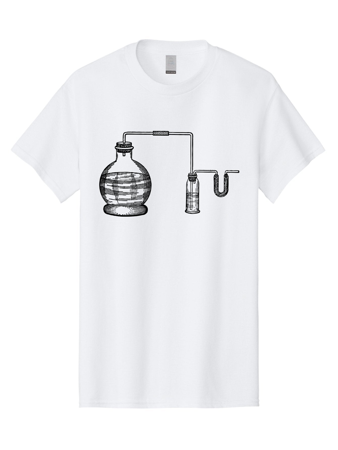 Laboratory-Equipment-1 Men'S Graphic Tee, 100% Cotton, Comfortable Casual Summer Wear, Machine Washable, Laboratory Equipment, Science Experiment, Glassware, Laboratory Flask, Laboratory Tube, Scientific Apparatus, Chemistry Lab, Aad615 5