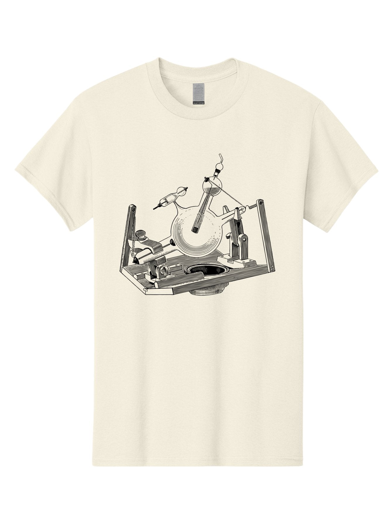 Laboratory-Equipment-5 Men'S Graphic Tee, 100% Cotton, Comfortable Casual Summer Wear, Machine Washable, Laboratory Equipment, Scientific Instruments, Glassware, Distillation Apparatus, Chemistry Lab, Experimental Setup, Research Tools, Aad619 6