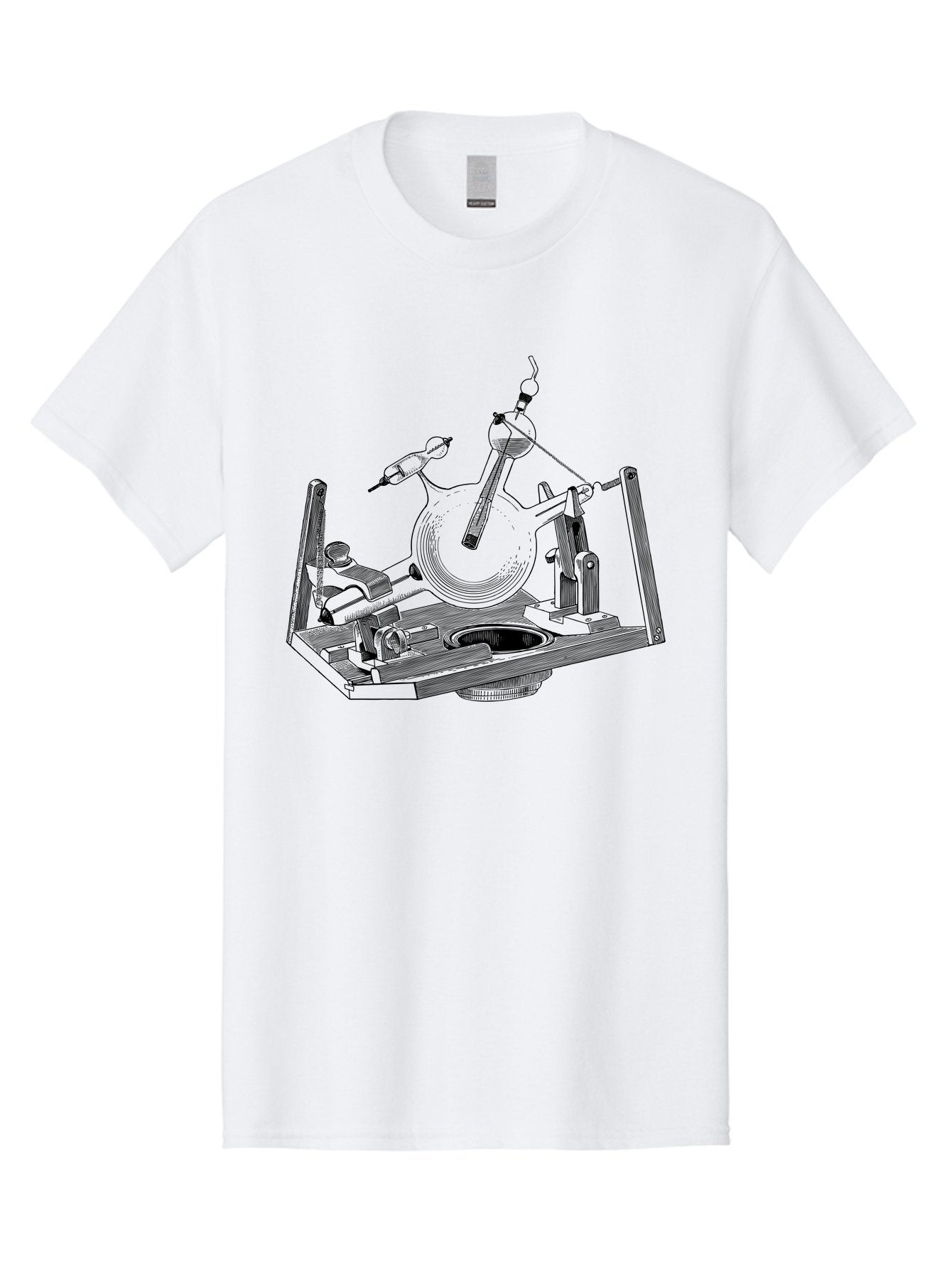 Laboratory-Equipment-5 Men'S Graphic Tee, 100% Cotton, Comfortable Casual Summer Wear, Machine Washable, Laboratory Equipment, Scientific Instruments, Glassware, Distillation Apparatus, Chemistry Lab, Experimental Setup, Research Tools, Aad619 11