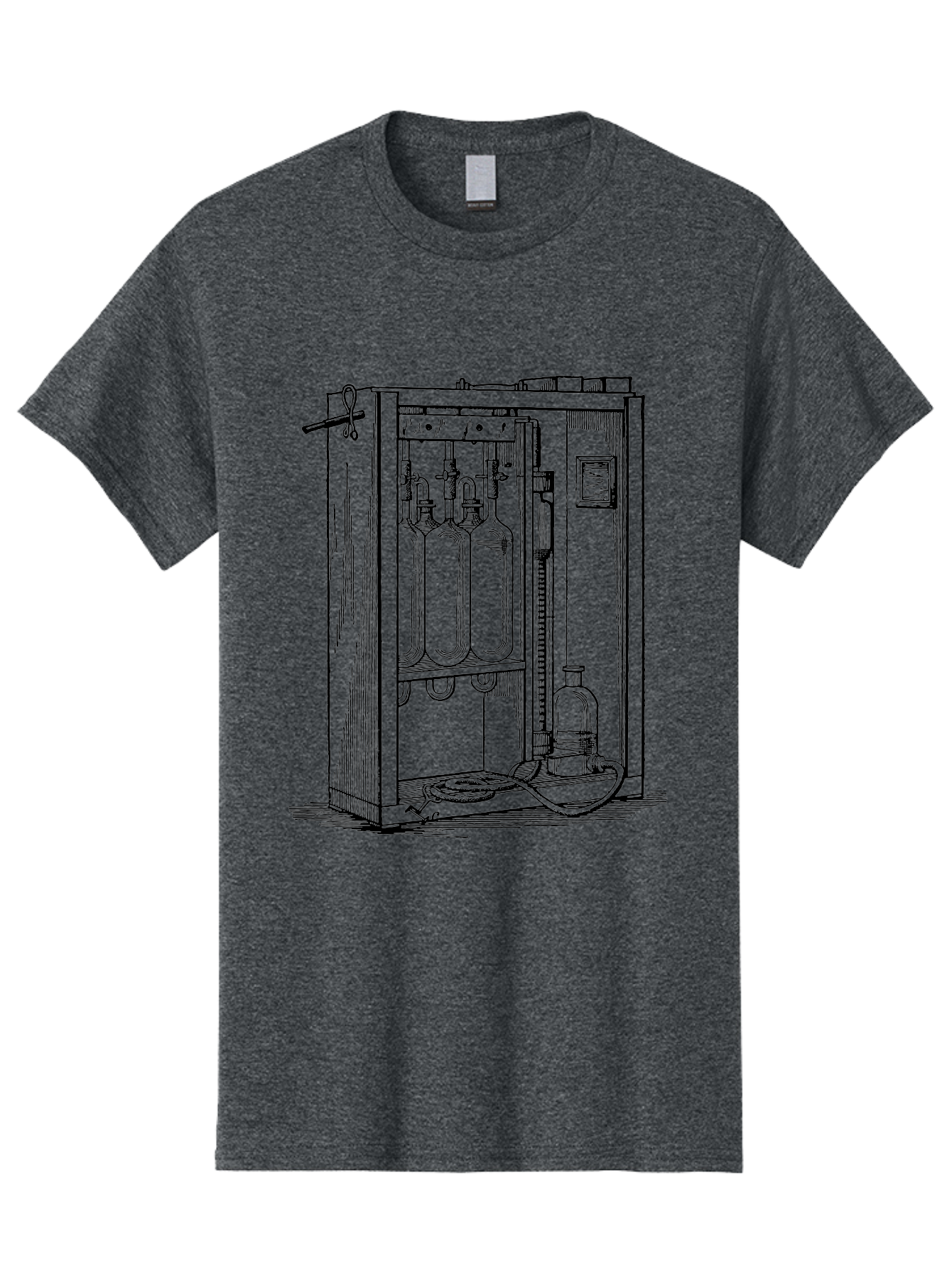 Laboratory-Equipment-6 Men'S Graphic Tee, 100% Cotton, Comfortable Casual Summer Wear, Machine Washable, Laboratory Equipment, Scientific Instruments, Glass Containers, Tubes, Pipes, Laboratory Setup, Experimental Apparatus, Research Tools Aad620 19