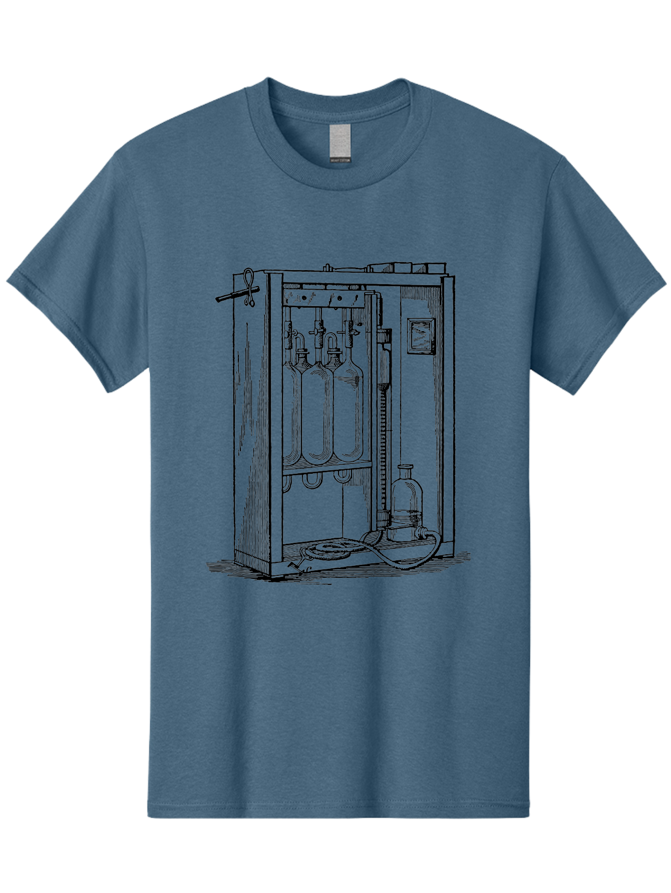 Laboratory-Equipment-6 Men'S Graphic Tee, 100% Cotton, Comfortable Casual Summer Wear, Machine Washable, Laboratory Equipment, Scientific Instruments, Glass Containers, Tubes, Pipes, Laboratory Setup, Experimental Apparatus, Research Tools Aad620 15