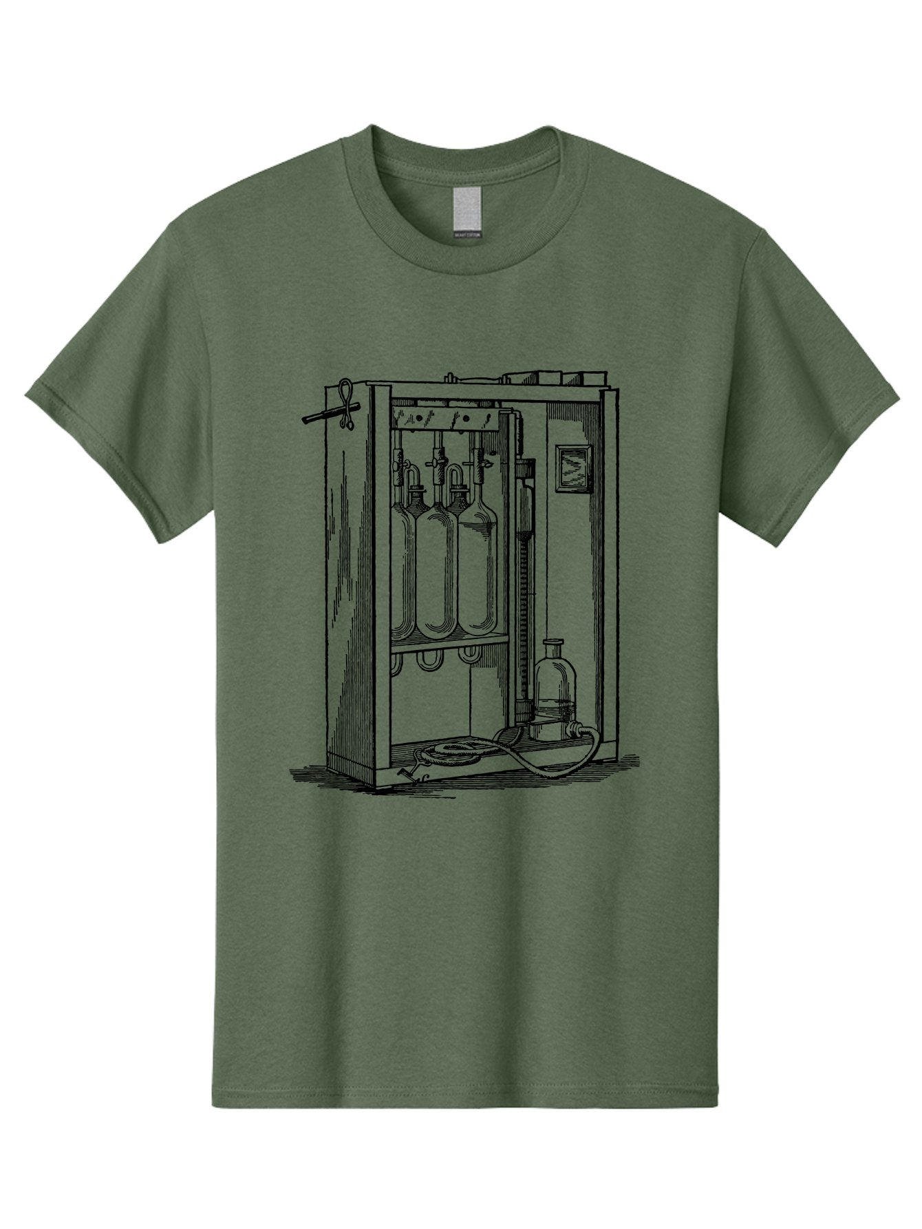 Laboratory-Equipment-6 Men'S Graphic Tee, 100% Cotton, Comfortable Casual Summer Wear, Machine Washable, Laboratory Equipment, Scientific Instruments, Glass Containers, Tubes, Pipes, Laboratory Setup, Experimental Apparatus, Research Tools Aad620 7