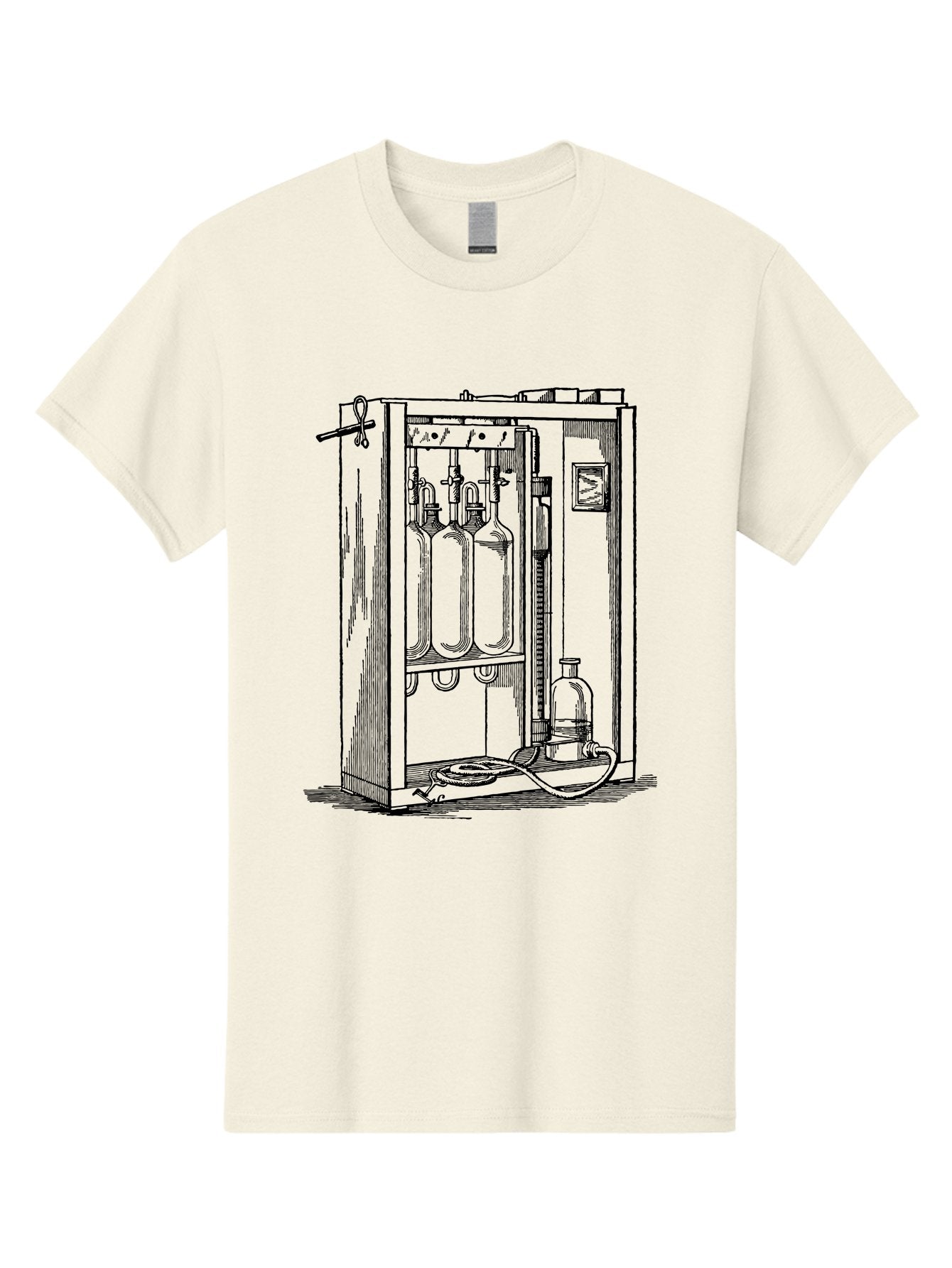 Laboratory-Equipment-6 Men'S Graphic Tee, 100% Cotton, Comfortable Casual Summer Wear, Machine Washable, Laboratory Equipment, Scientific Instruments, Glass Containers, Tubes, Pipes, Laboratory Setup, Experimental Apparatus, Research Tools Aad620