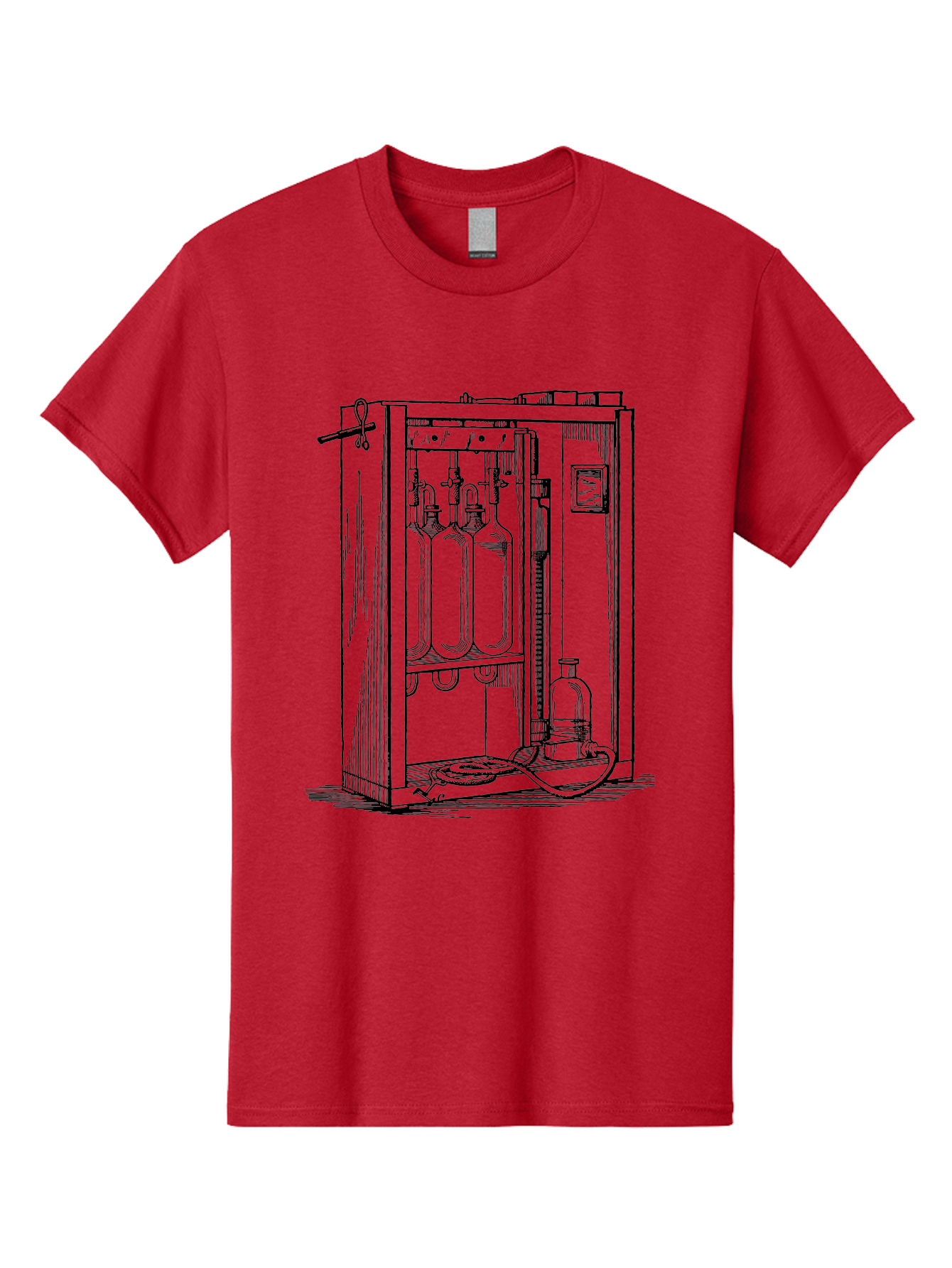 Laboratory-Equipment-6 Men'S Graphic Tee, 100% Cotton, Comfortable Casual Summer Wear, Machine Washable, Laboratory Equipment, Scientific Instruments, Glass Containers, Tubes, Pipes, Laboratory Setup, Experimental Apparatus, Research Tools Aad620 3