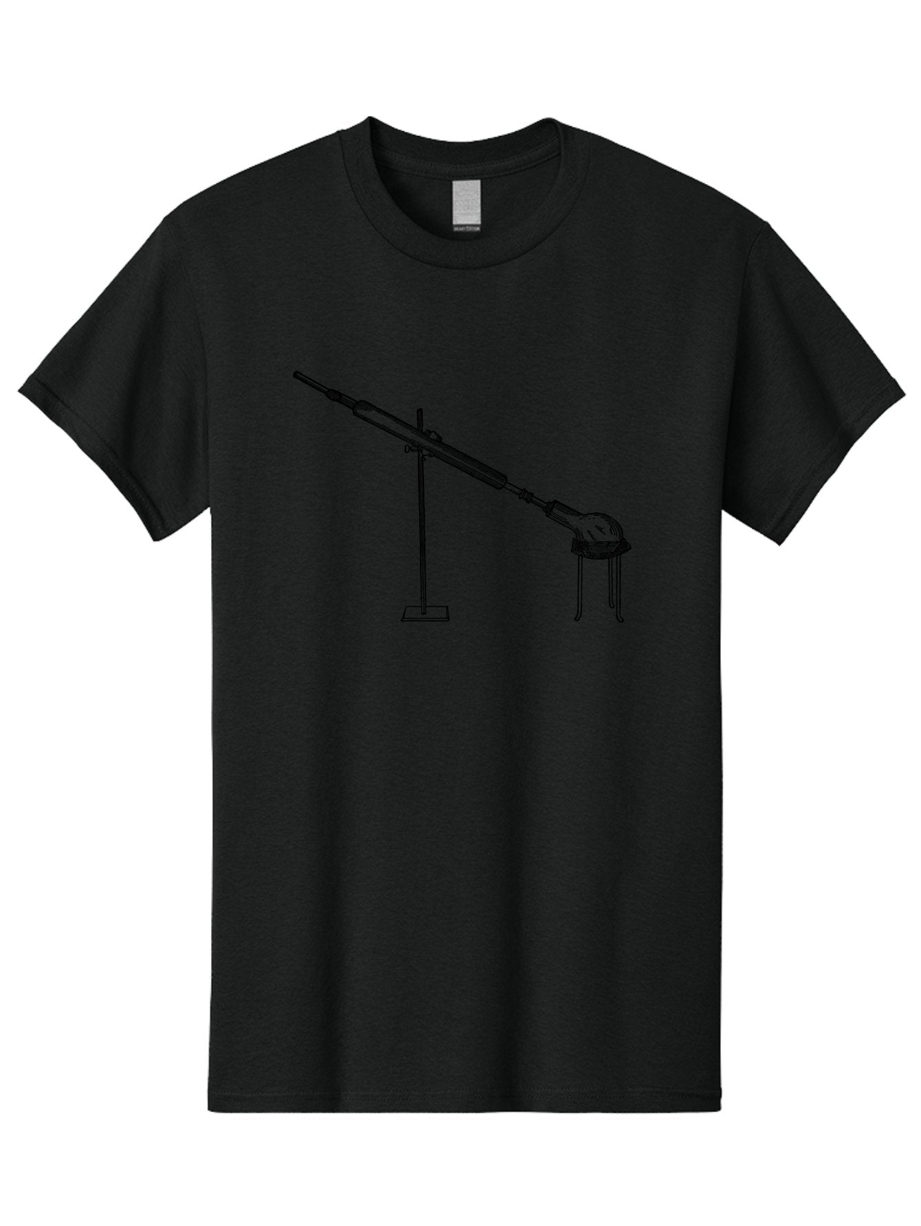 Laboratory-Equipment-8 Men'S Graphic Tee, 100% Cotton, Comfortable Casual Summer Wear, Machine Washable, Laboratory Equipment, Scientific Apparatus, Distillation Setup, Glassware, Chemistry Lab, Science Experiment, Test Tube, Clamp Stand, Aad622 12