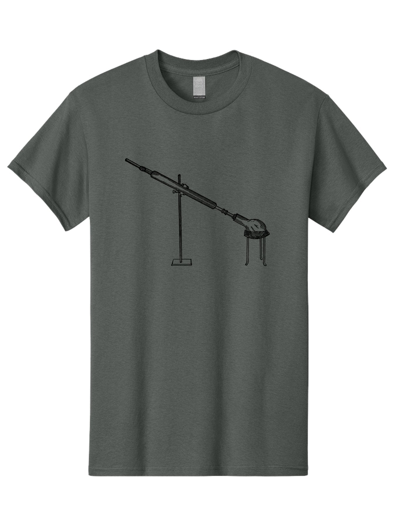 Laboratory-Equipment-8 Men'S Graphic Tee, 100% Cotton, Comfortable Casual Summer Wear, Machine Washable, Laboratory Equipment, Scientific Apparatus, Distillation Setup, Glassware, Chemistry Lab, Science Experiment, Test Tube, Clamp Stand, Aad622 10