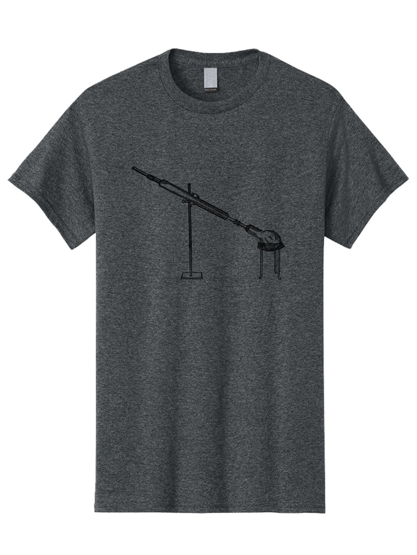 Laboratory-Equipment-8 Men'S Graphic Tee, 100% Cotton, Comfortable Casual Summer Wear, Machine Washable, Laboratory Equipment, Scientific Apparatus, Distillation Setup, Glassware, Chemistry Lab, Science Experiment, Test Tube, Clamp Stand, Aad622 4