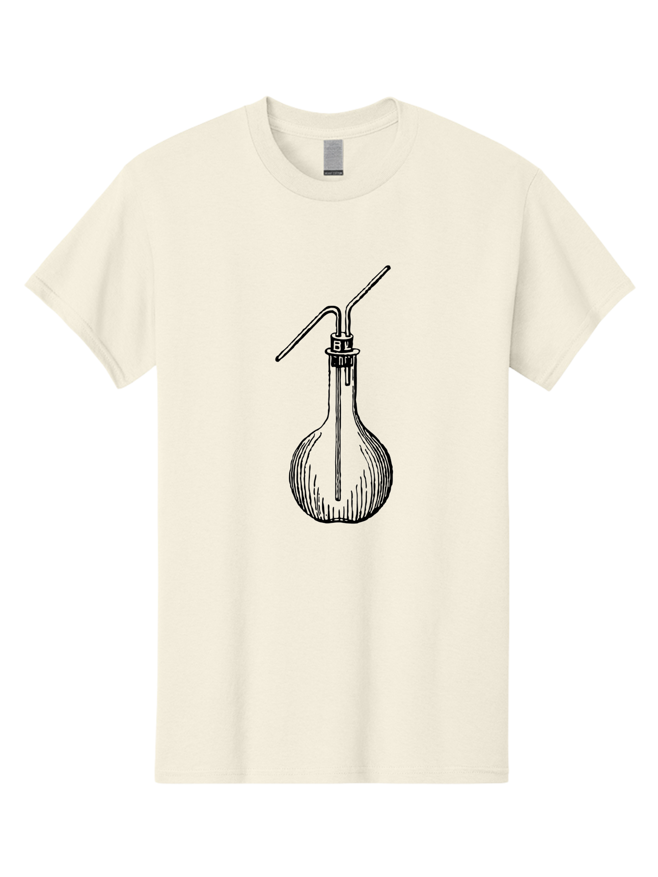 Laboratory-Flask Men'S Graphic Tee, 100% Cotton, Comfortable Casual Summer Wear, Machine Washable, Laboratory Equipment, Scientific Apparatus, Glass Flask, Chemistry Lab, Distillation Device, Experimental Setup, Vintage Illustration Aad627 29