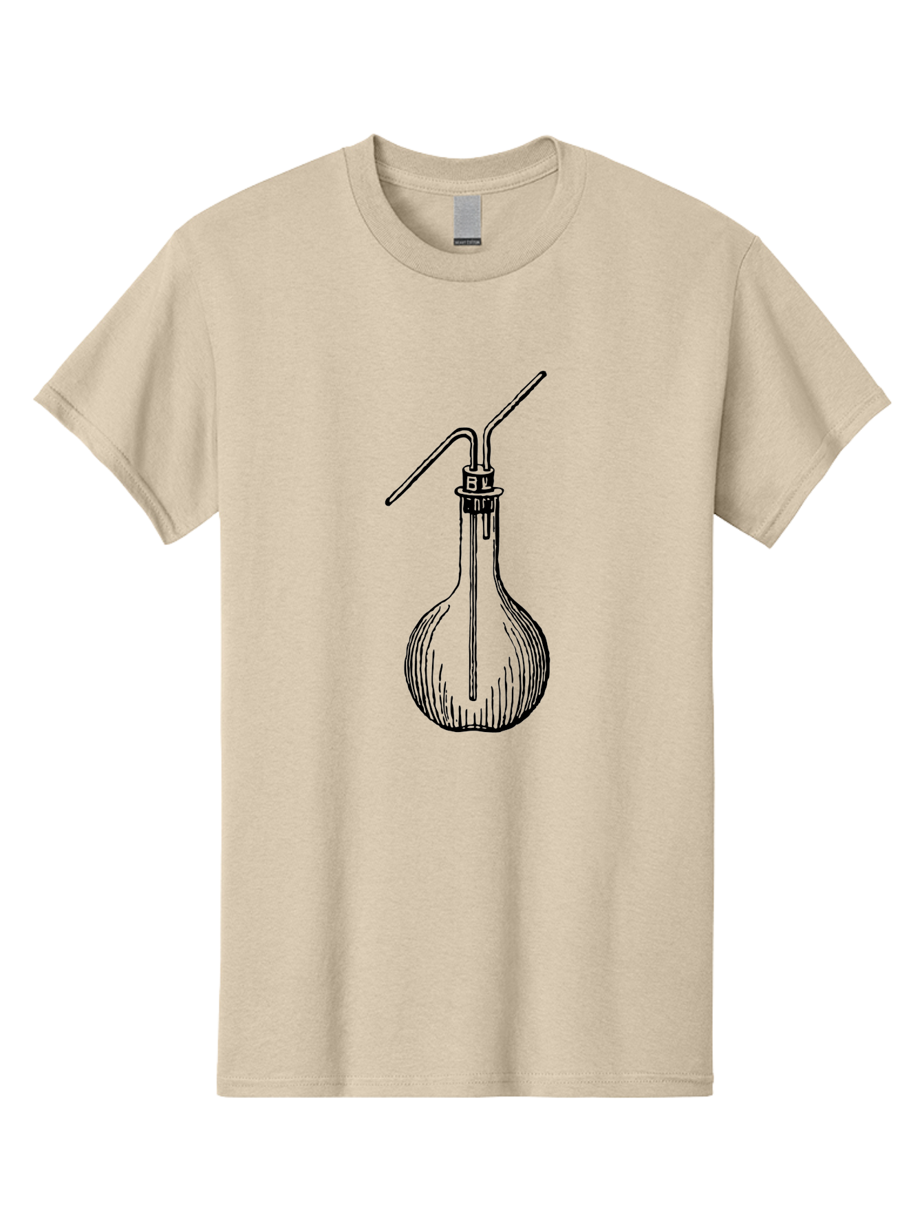 Laboratory-Flask Men'S Graphic Tee, 100% Cotton, Comfortable Casual Summer Wear, Machine Washable, Laboratory Equipment, Scientific Apparatus, Glass Flask, Chemistry Lab, Distillation Device, Experimental Setup, Vintage Illustration Aad627 7
