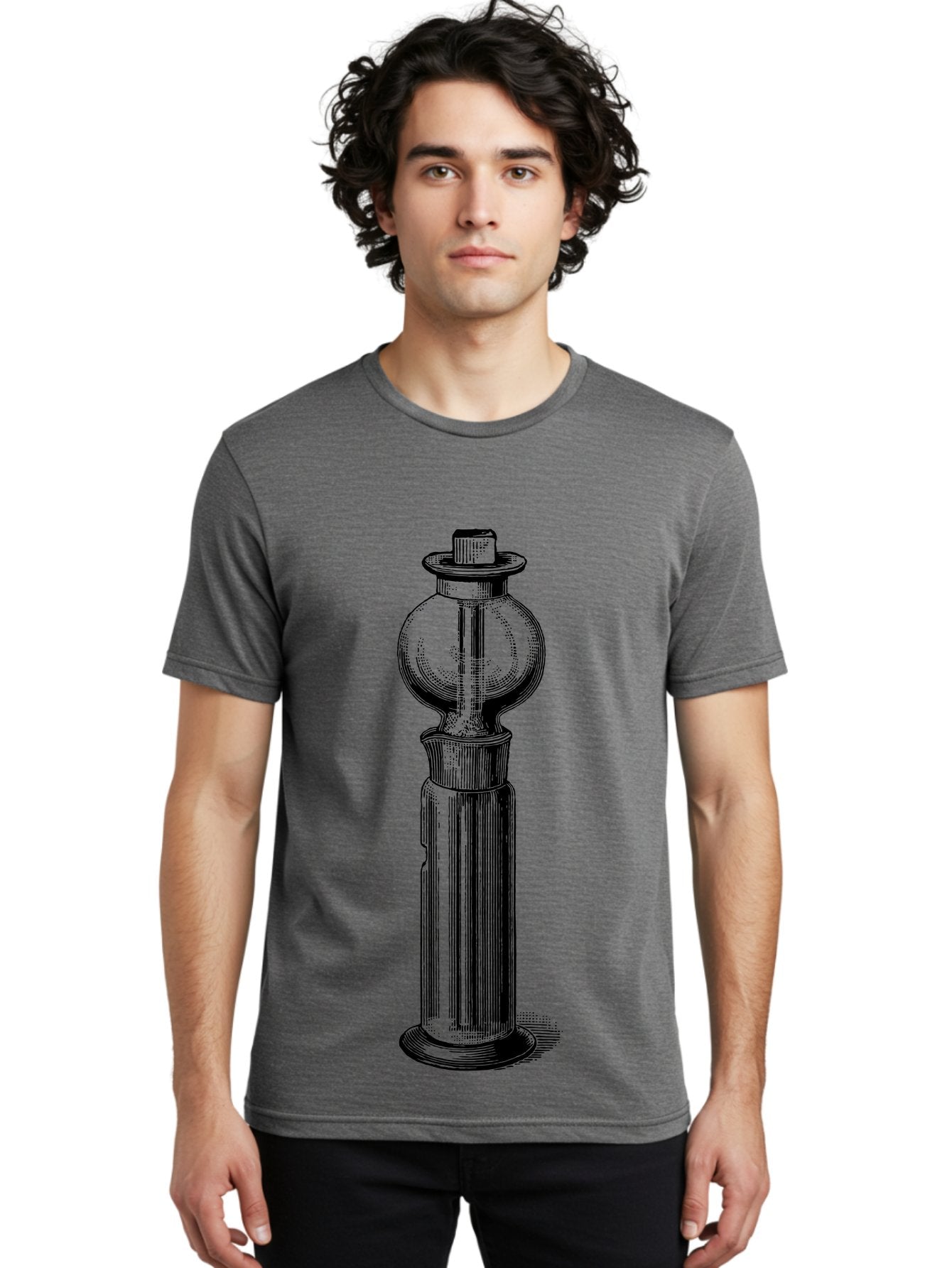 Lamp-Post Men'S Graphic Tee, 100% Cotton, Comfortable Casual Summer Wear, Machine Washable, Vintage Lamp Post, Street Lamp, Antique Lighting, Classic Design, Traditional Style, Ornate Details, Historic Architecture Aad628 26