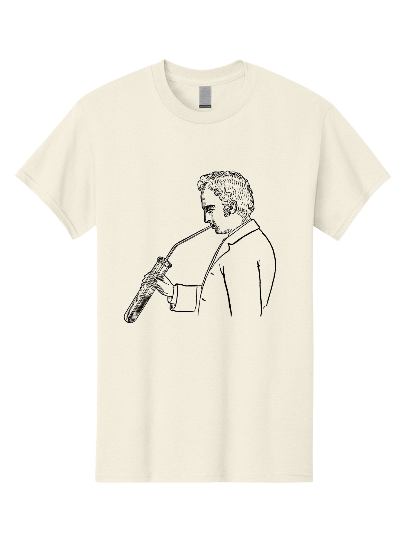 Man-Smoking-Pipe Men'S Graphic Tee, 100% Cotton, Comfortable Casual Summer Wear, Machine Washable, Man Holding Blowtorch, Vintage Illustration, Retro Artwork, Skilled Craftsman, Tool Usage, Industrial Work, Diy Projects, Craftsmanship, Aad631 4