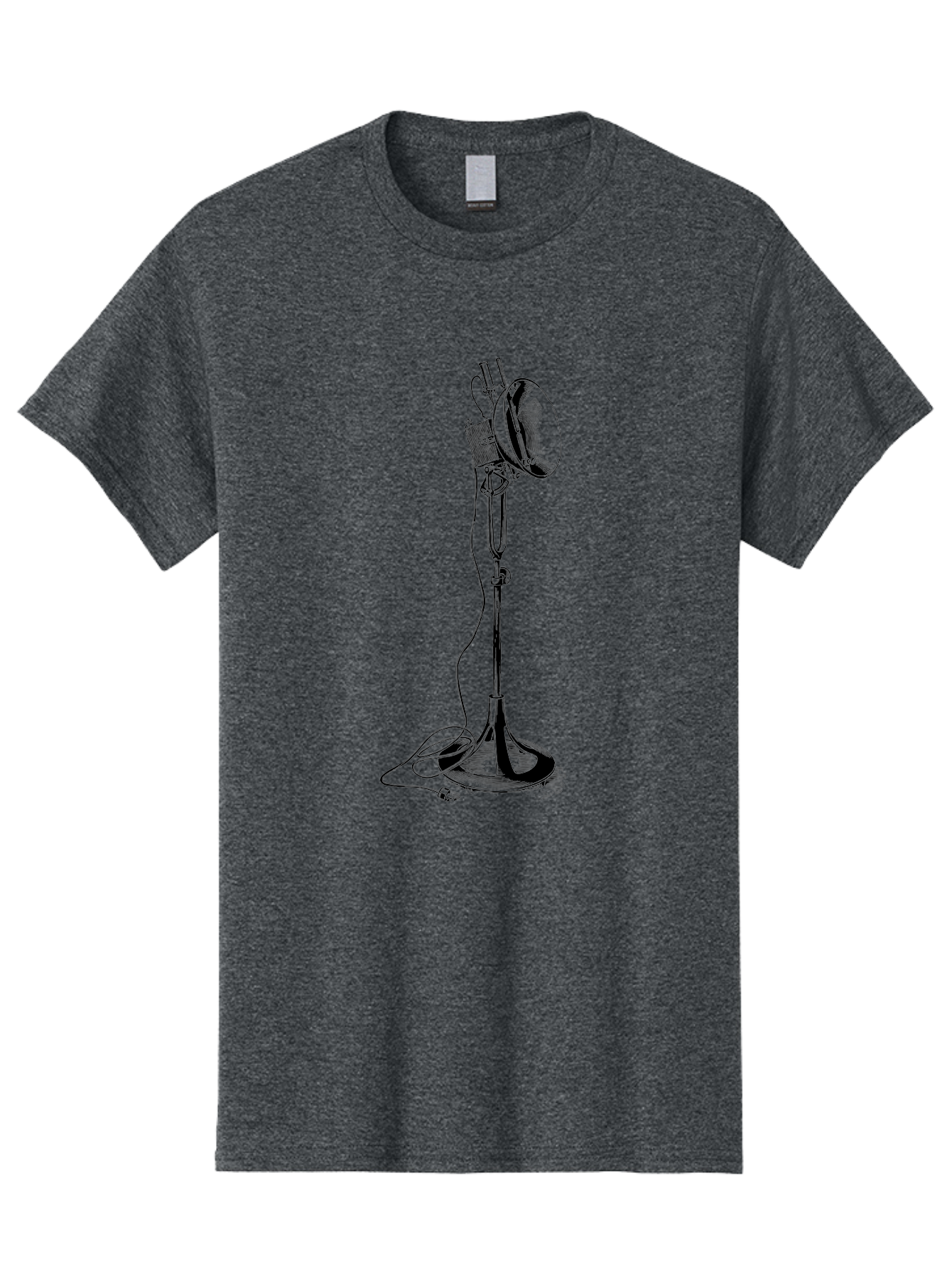 Microphone-Stand Men'S Graphic Tee, 100% Cotton, Comfortable Casual Summer Wear, Machine Washable, Studio Lighting, Photography Equipment, Adjustable Lamp, Cable Management, Professional Photography, Still Life Photography, High-Key Lighting, Aad635 29