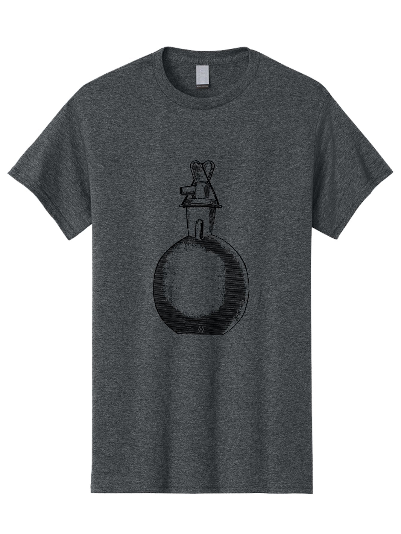 Molotov-Cocktail Men'S Graphic Tee, 100% Cotton, Comfortable Casual Summer Wear, Machine Washable, Potion Bottle, Vintage Apothecary, Fantasy Art, Mystical Elixir, Magical Concoction, Hand-Drawn Illustration, Sketch Art, Retro Style Aad637 12