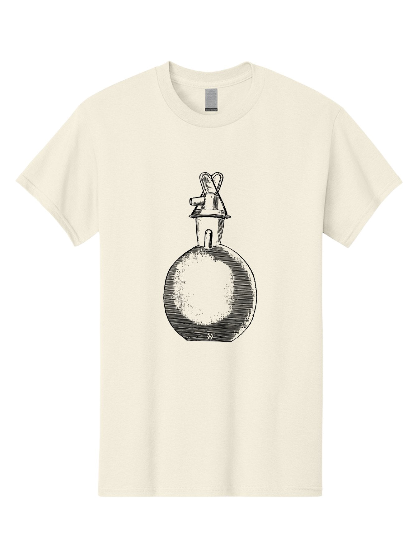 Molotov-Cocktail Men'S Graphic Tee, 100% Cotton, Comfortable Casual Summer Wear, Machine Washable, Potion Bottle, Vintage Apothecary, Fantasy Art, Mystical Elixir, Magical Concoction, Hand-Drawn Illustration, Sketch Art, Retro Style Aad637 13