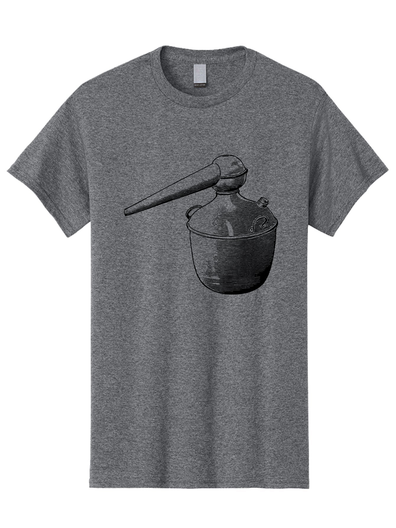Neti-Pot Men'S Graphic Tee, 100% Cotton, Comfortable Casual Summer Wear, Machine Washable, Manual Grinder, Coffee Grinder, Spice Grinder, Kitchen Tool, Vintage Design, Manual Operation, Hand-Crank, Grinding Mechanism Aad638 10