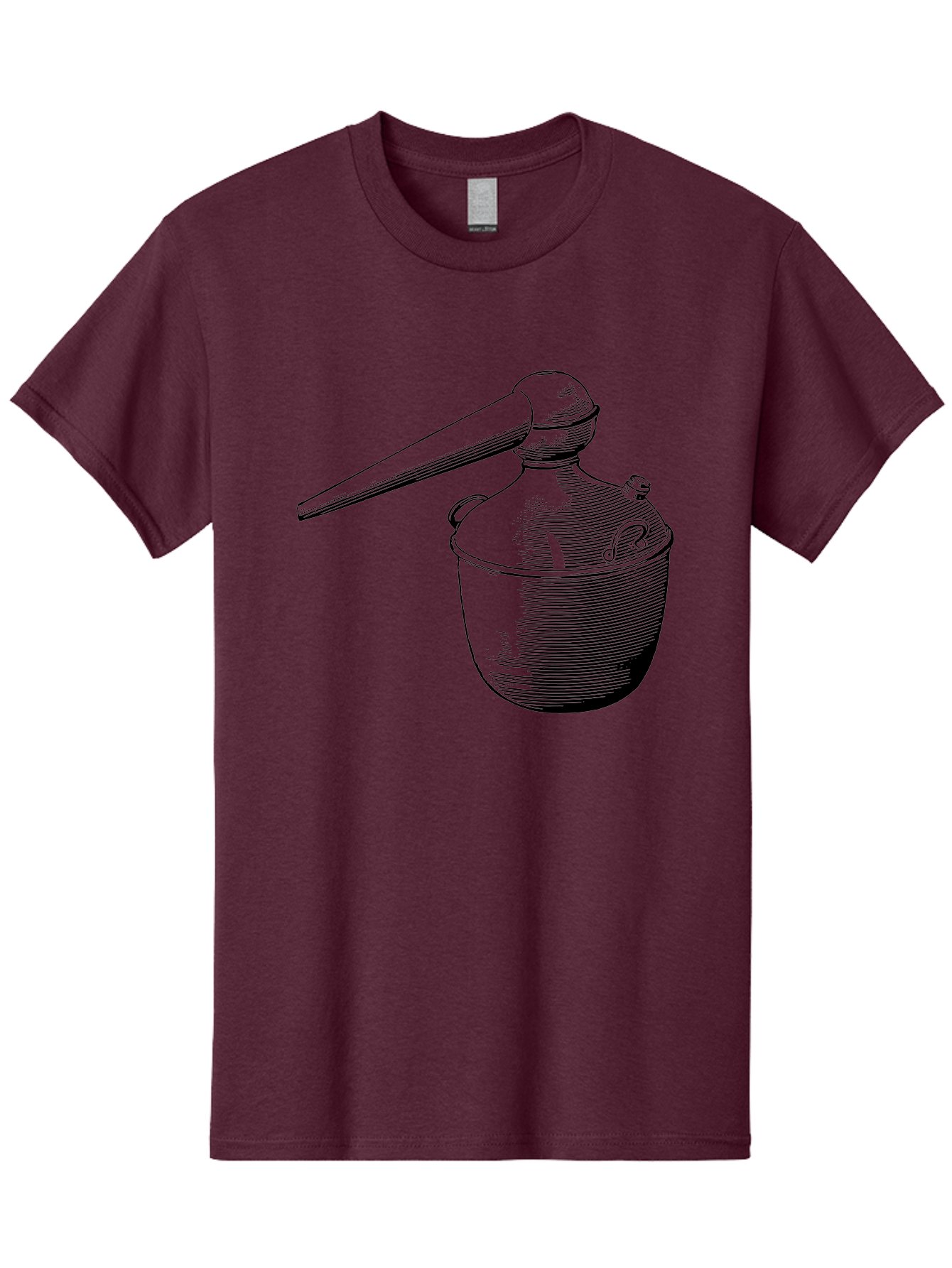 Neti-Pot Men'S Graphic Tee, 100% Cotton, Comfortable Casual Summer Wear, Machine Washable, Manual Grinder, Coffee Grinder, Spice Grinder, Kitchen Tool, Vintage Design, Manual Operation, Hand-Crank, Grinding Mechanism Aad638 15