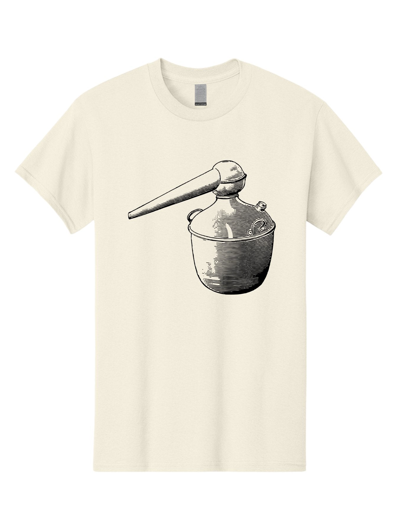 Neti-Pot Men'S Graphic Tee, 100% Cotton, Comfortable Casual Summer Wear, Machine Washable, Manual Grinder, Coffee Grinder, Spice Grinder, Kitchen Tool, Vintage Design, Manual Operation, Hand-Crank, Grinding Mechanism Aad638 7