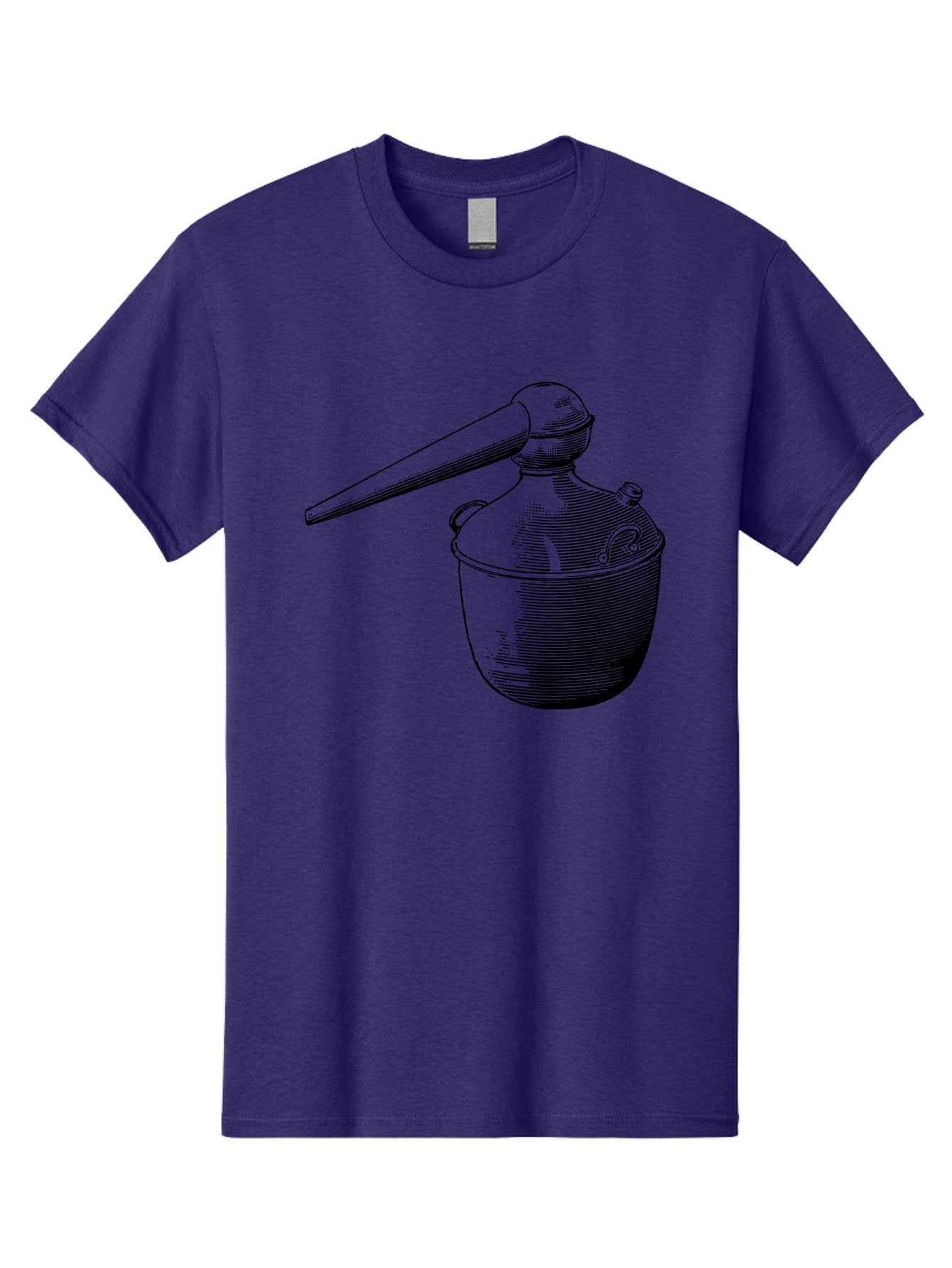 Neti-Pot Men'S Graphic Tee, 100% Cotton, Comfortable Casual Summer Wear, Machine Washable, Manual Grinder, Coffee Grinder, Spice Grinder, Kitchen Tool, Vintage Design, Manual Operation, Hand-Crank, Grinding Mechanism Aad638 11