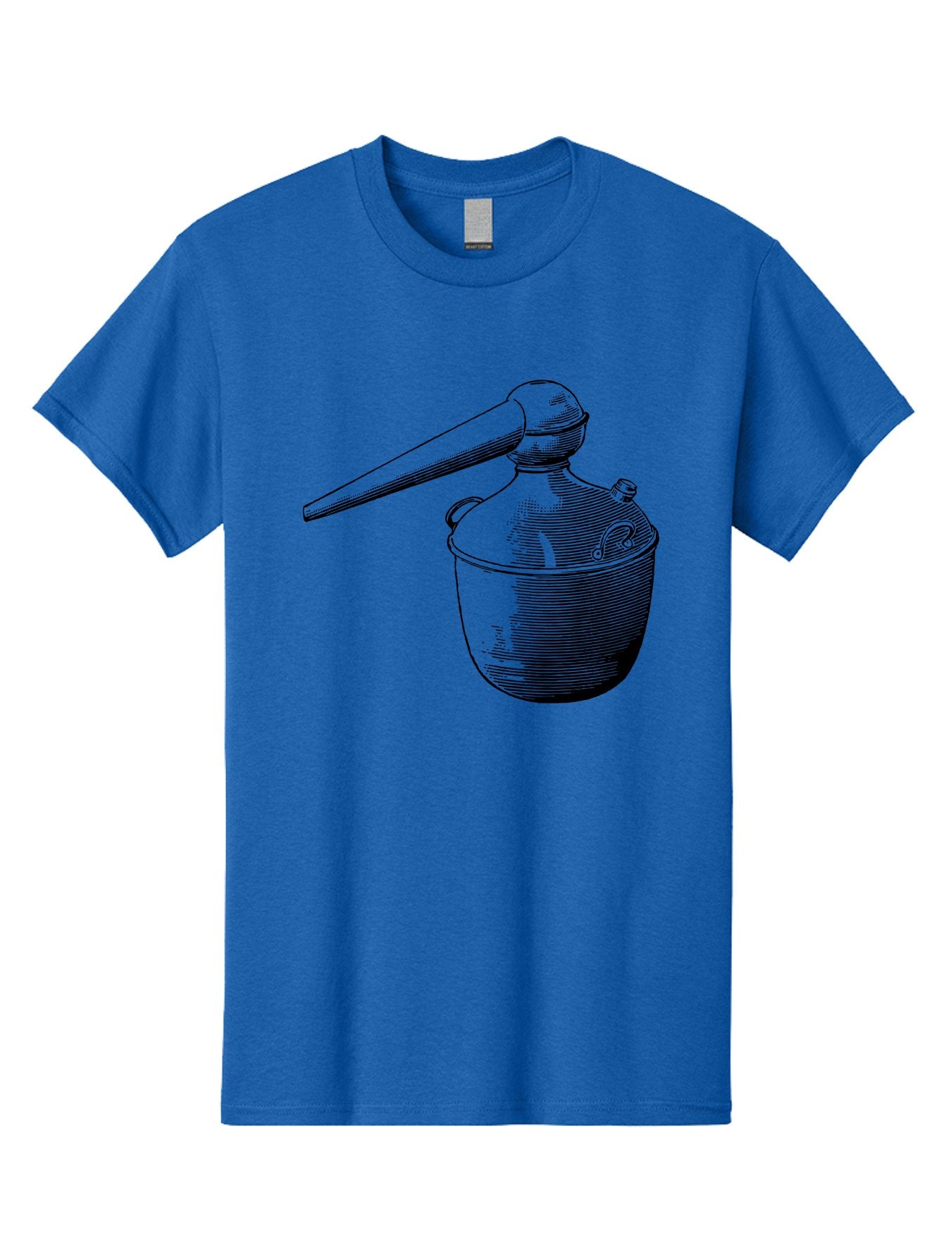 Neti-Pot Men'S Graphic Tee, 100% Cotton, Comfortable Casual Summer Wear, Machine Washable, Manual Grinder, Coffee Grinder, Spice Grinder, Kitchen Tool, Vintage Design, Manual Operation, Hand-Crank, Grinding Mechanism Aad638 12