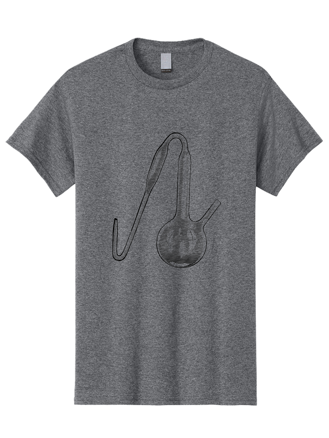 Retort Men'S Graphic Tee, 100% Cotton, Comfortable Casual Summer Wear, Machine Washable, Laboratory Equipment, Science, Chemistry, Distillation, Vintage, Retort, Scientific Instrument, Experimental Setup, Old Fashioned Lab Equipment Aad647 21