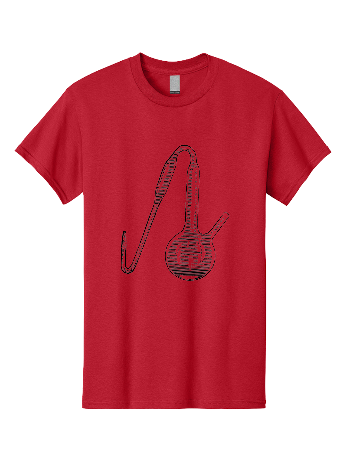 Retort Men'S Graphic Tee, 100% Cotton, Comfortable Casual Summer Wear, Machine Washable, Laboratory Equipment, Science, Chemistry, Distillation, Vintage, Retort, Scientific Instrument, Experimental Setup, Old Fashioned Lab Equipment Aad647