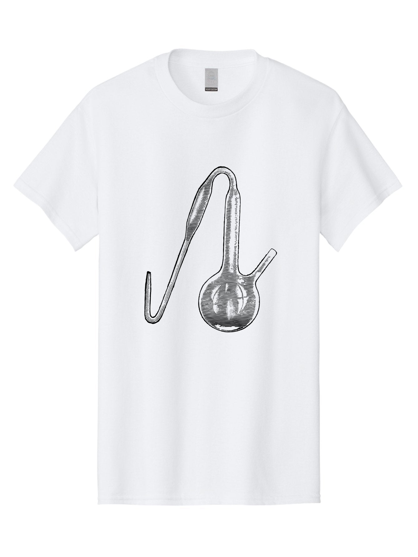 Retort Men'S Graphic Tee, 100% Cotton, Comfortable Casual Summer Wear, Machine Washable, Laboratory Equipment, Science, Chemistry, Distillation, Vintage, Retort, Scientific Instrument, Experimental Setup, Old Fashioned Lab Equipment Aad647