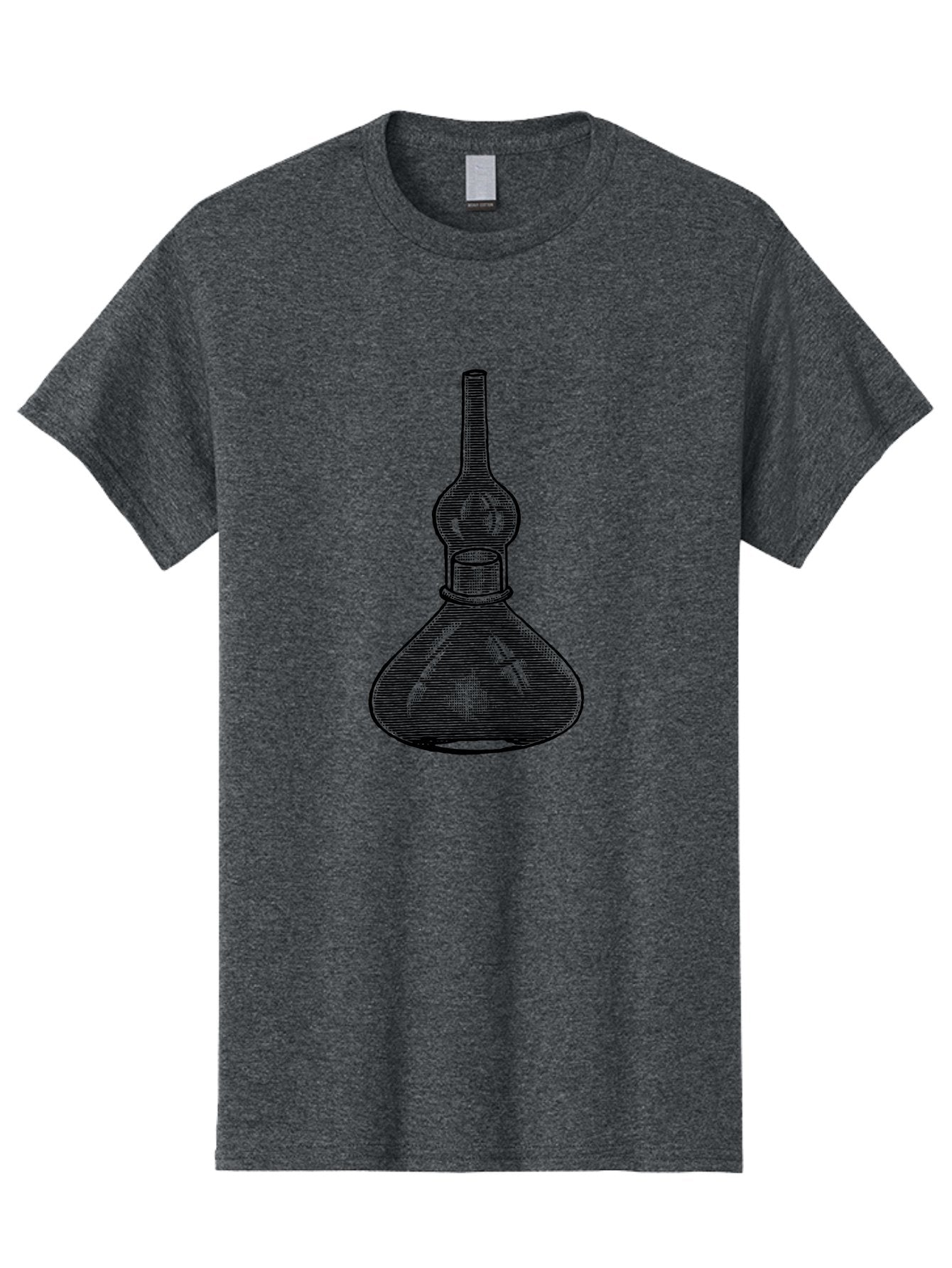 Separatory-Funnel Men'S Graphic Tee, 100% Cotton, Comfortable Casual Summer Wear, Machine Washable, Laboratory Equipment, Separatory Funnel, Glassware, Chemistry Lab, Scientific Tools, Experimental Apparatus, Chemical Separation Aad649