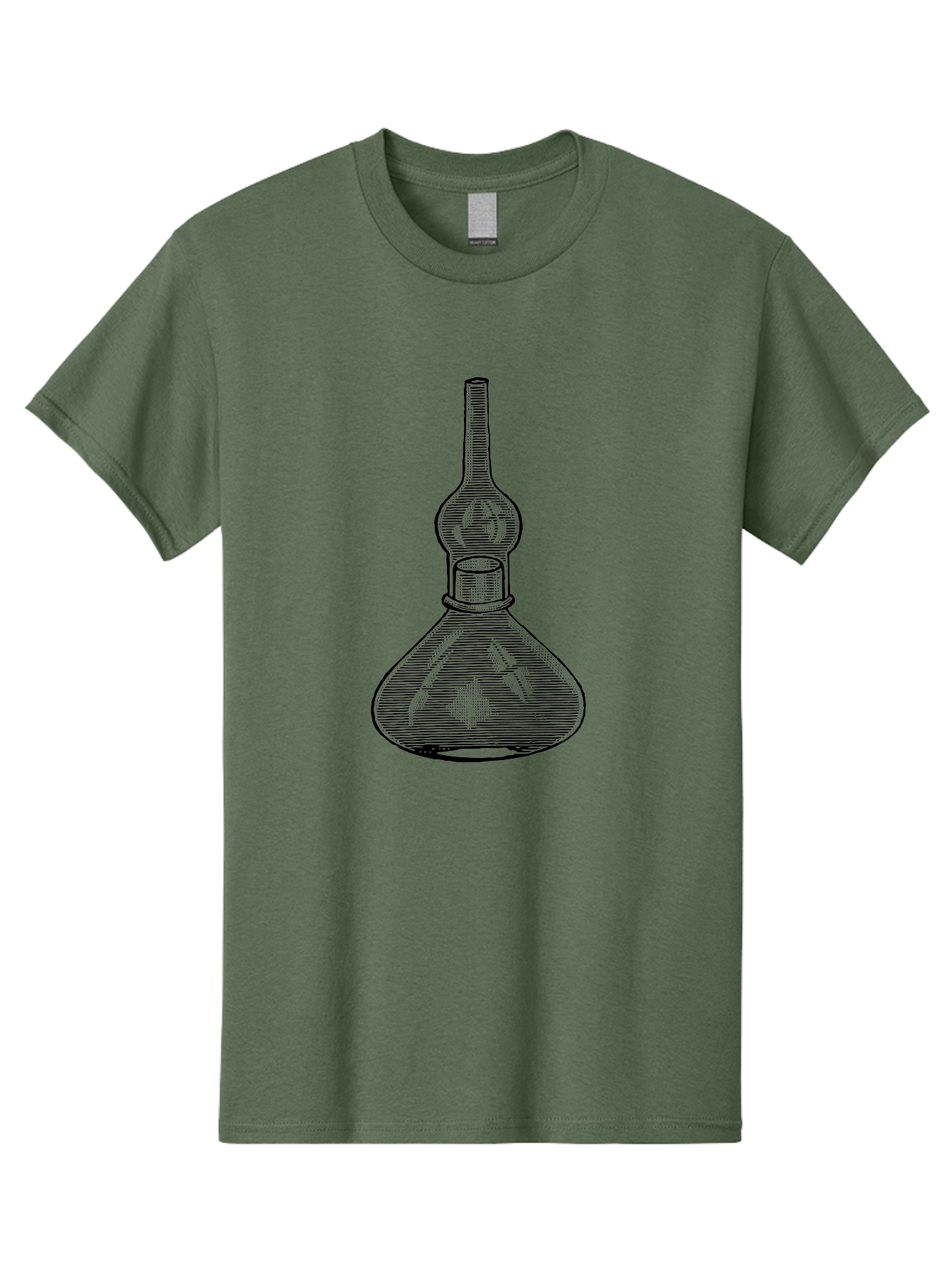 Separatory-Funnel Men'S Graphic Tee, 100% Cotton, Comfortable Casual Summer Wear, Machine Washable, Laboratory Equipment, Separatory Funnel, Glassware, Chemistry Lab, Scientific Tools, Experimental Apparatus, Chemical Separation Aad649
