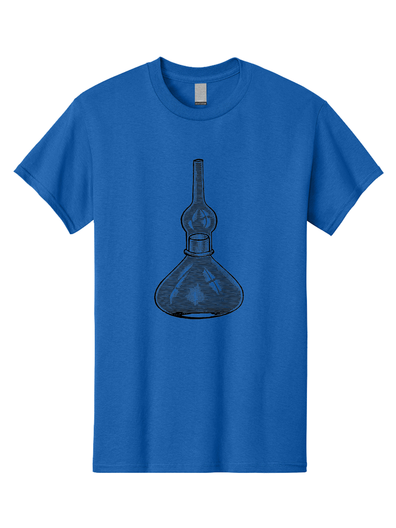 Separatory-Funnel Men'S Graphic Tee, 100% Cotton, Comfortable Casual Summer Wear, Machine Washable, Laboratory Equipment, Separatory Funnel, Glassware, Chemistry Lab, Scientific Tools, Experimental Apparatus, Chemical Separation Aad649 25