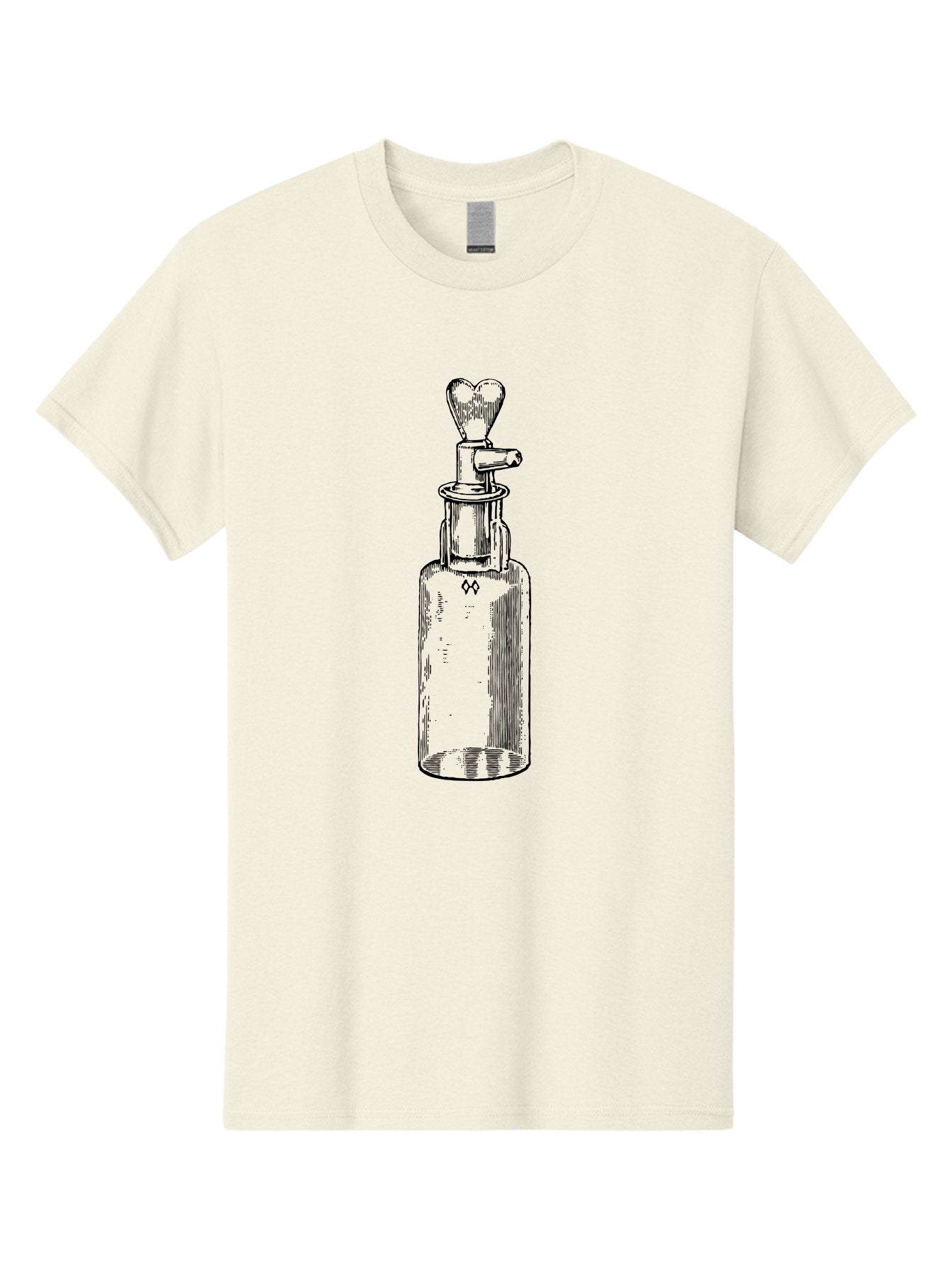 Soda-Syphon Men'S Graphic Tee, 100% Cotton, Comfortable Casual Summer Wear, Machine Washable, Vintage Soda Syphon, Antique Bottle, Heart-Shaped Top, Retro Kitchen Gadget, Nostalgic Design, Unique Collectible, Nostalgic Charm, Classic Decor Aad651