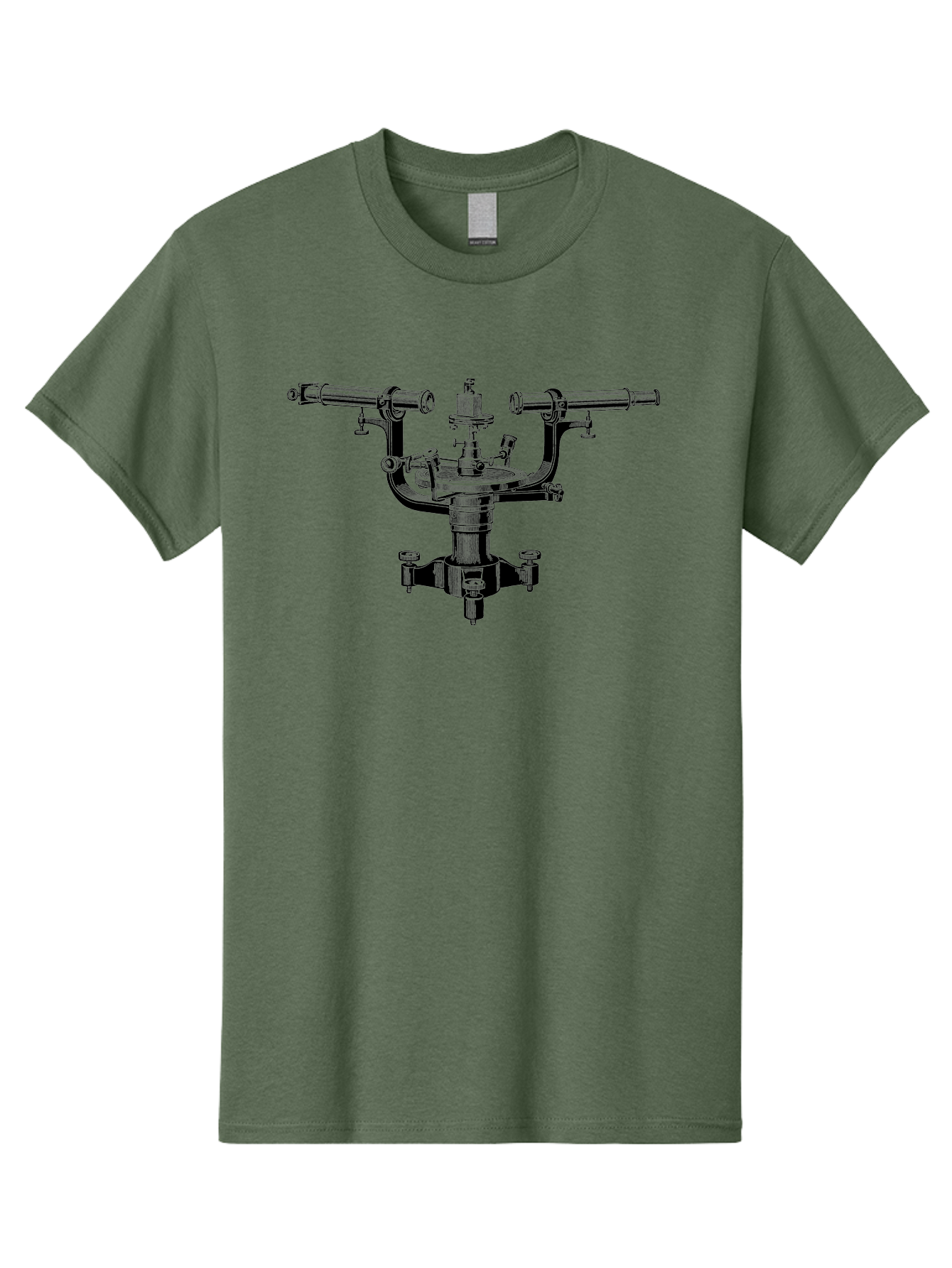 Theodolite Men'S Graphic Tee, 100% Cotton, Comfortable Casual Summer Wear, Machine Washable, Vintage Theodolite, Surveying Equipment, Measuring Angles, Navigation Tool, Land Surveying, Historical Instrument, Precise Measurements, Aad655 9