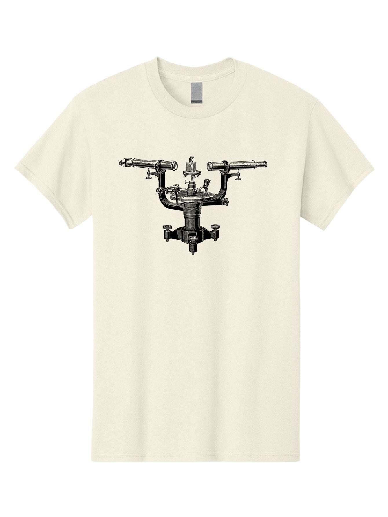 Theodolite Men'S Graphic Tee, 100% Cotton, Comfortable Casual Summer Wear, Machine Washable, Vintage Theodolite, Surveying Equipment, Measuring Angles, Navigation Tool, Land Surveying, Historical Instrument, Precise Measurements, Aad655 13