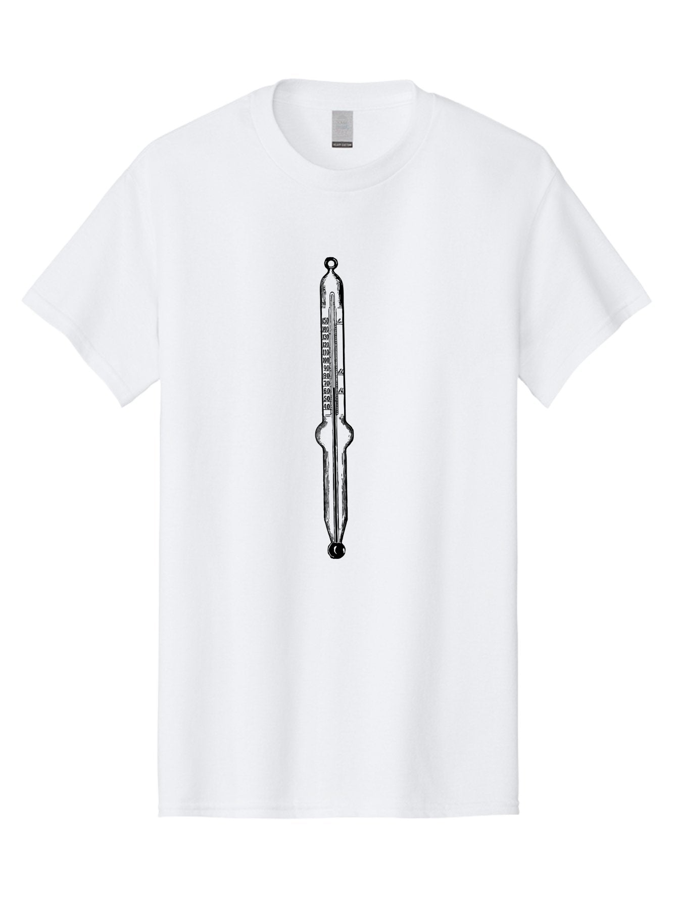Thermometer-1 Men'S Graphic Tee, 100% Cotton, Comfortable Casual Summer Wear, Machine Washable, Classic Thermometer, Temperature Measurement, Scientific Instrument, Precise Readings, Mercury Thermometer, Fahrenheit Scale, Laboratory Equipment, Aad656 14