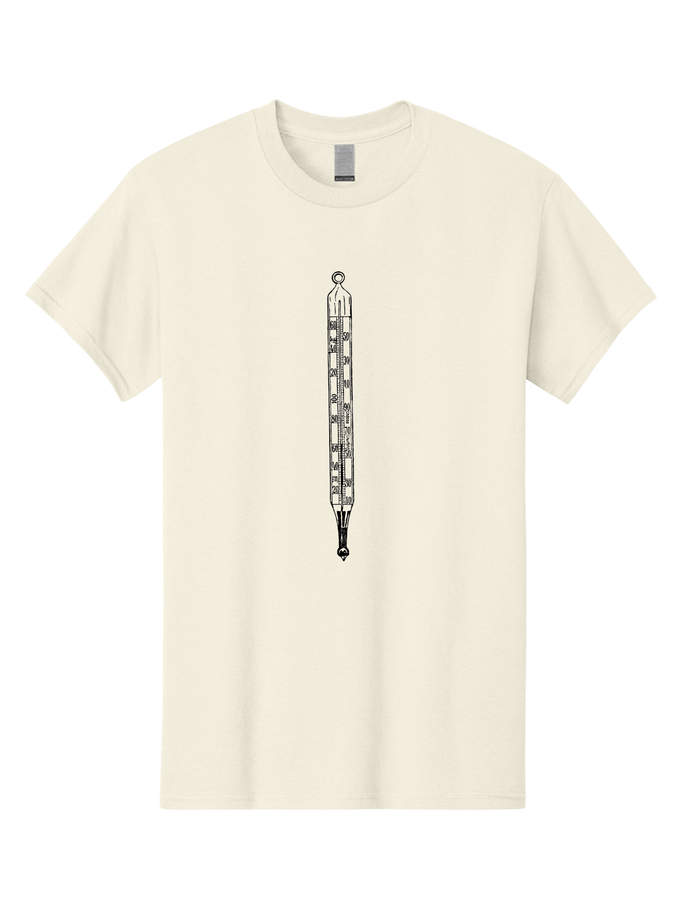 Thermometer Men'S Graphic Tee, 100% Cotton, Comfortable Casual Summer Wear, Machine Washable, Thermometer, Temperature Measurement, Weather Forecasting, Black Outline, Precision Instrument, Scientific Tool, Weather Monitoring Aad657 15