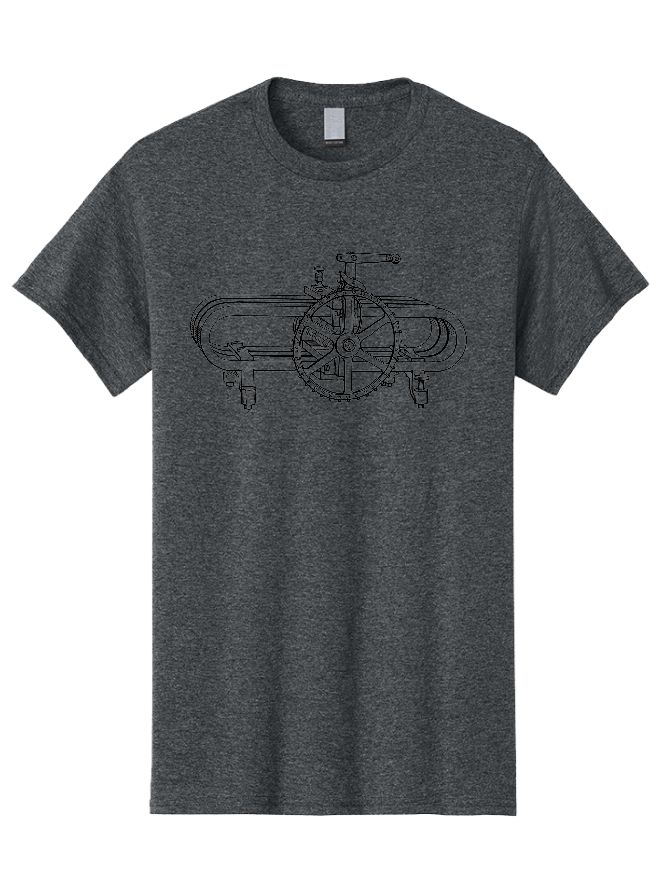 Valve Men'S Graphic Tee, 100% Cotton, Comfortable Casual Summer Wear, Machine Washable, Industrial Valve, Mechanical Device, Pipeline System, Control Mechanism, Engineering Component, Technical Drawing, Mechanical Engineering Aad659 15