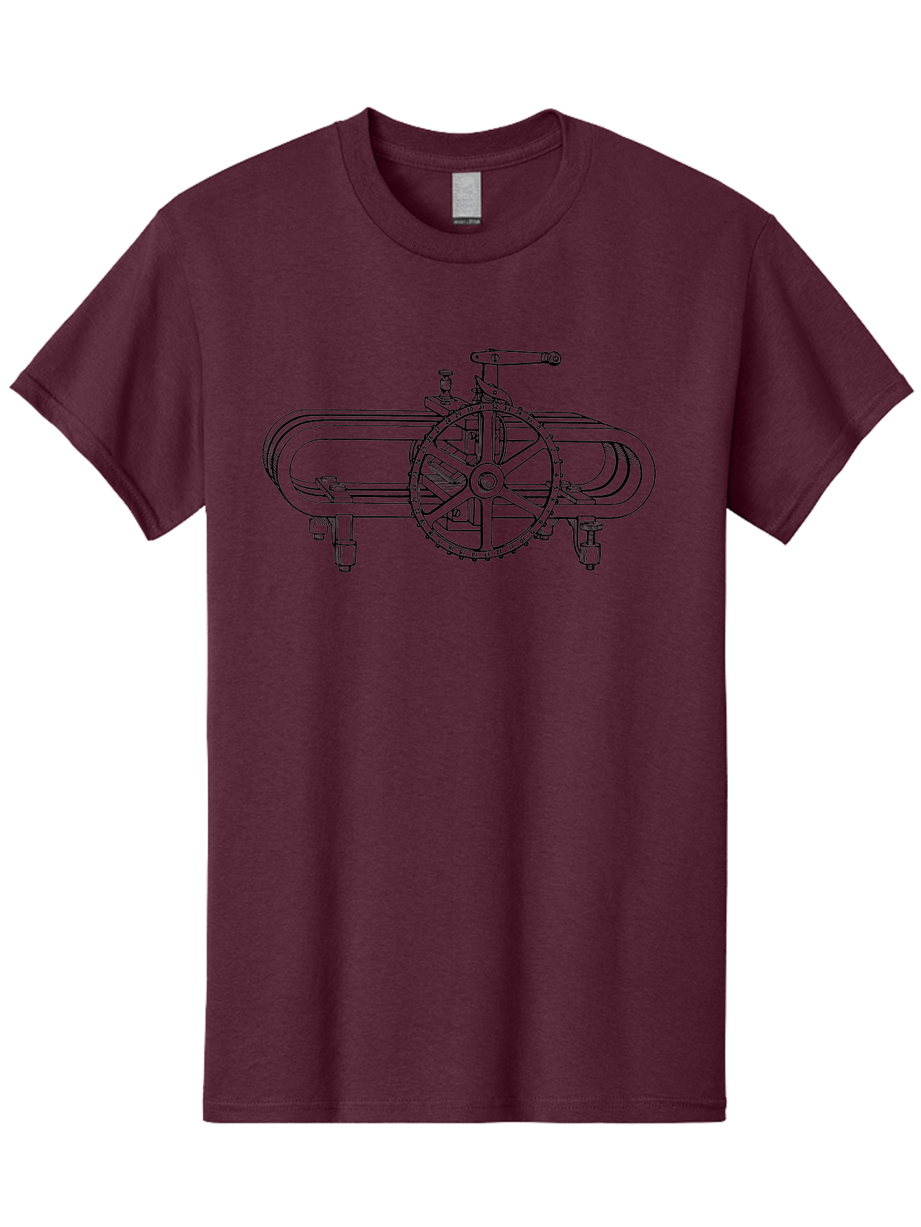 Valve Men'S Graphic Tee, 100% Cotton, Comfortable Casual Summer Wear, Machine Washable, Industrial Valve, Mechanical Device, Pipeline System, Control Mechanism, Engineering Component, Technical Drawing, Mechanical Engineering Aad659 21