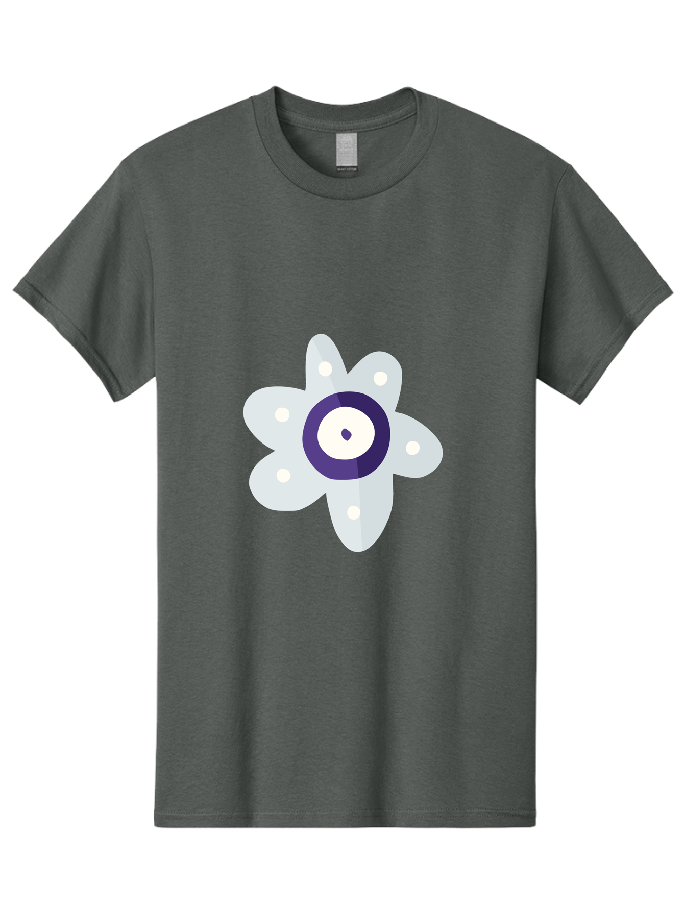 All-Seeing-Flower Men'S Graphic Tee, 100% Cotton, Comfortable Casual Summer Wear, Machine Washable, All-Seeing Eye, Mystical Symbol, Spiritual Icon, Symbolic Eye, Mystic Graphics, Abstract Art, Symbolic Imagery, Esoteric Symbols Aad667