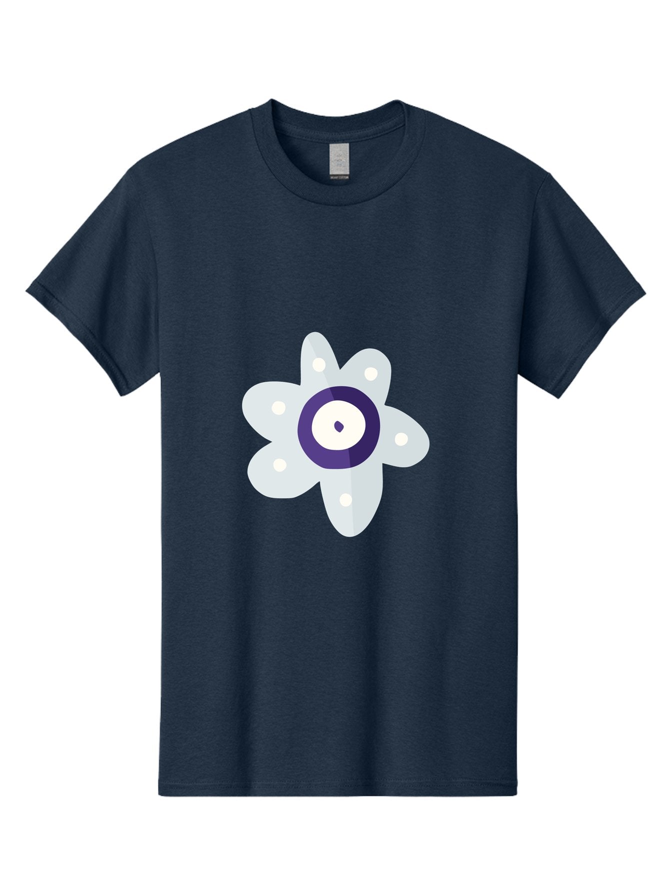 All-Seeing-Flower Men'S Graphic Tee, 100% Cotton, Comfortable Casual Summer Wear, Machine Washable, All-Seeing Eye, Mystical Symbol, Spiritual Icon, Symbolic Eye, Mystic Graphics, Abstract Art, Symbolic Imagery, Esoteric Symbols Aad667