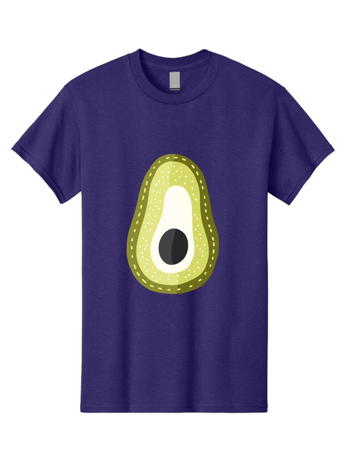 Avocado Men'S Graphic Tee, 100% Cotton, Comfortable Casual Summer Wear, Machine Washable, Avocado Slice, Ripe Avocado, Green Fruit, Single Pit, Avocado Texture, Cartoon Style, Healthy Eating, Nutritious Food, Fruit Illustration Aad671 11