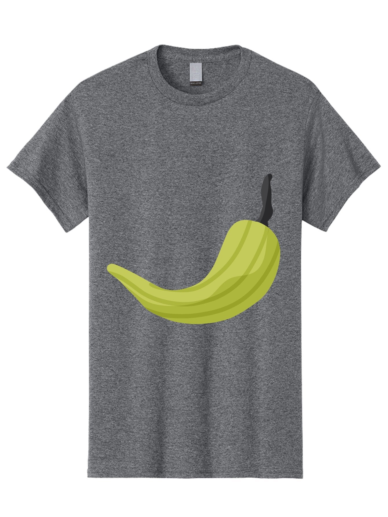 Banana Men'S Graphic Tee, 100% Cotton, Comfortable Casual Summer Wear, Machine Washable, Yellow Banana, Ripe Fruit, Healthy Snack, Digital Illustration, Cartoon Style, Simple Design, Fruit Icon Aad672 5